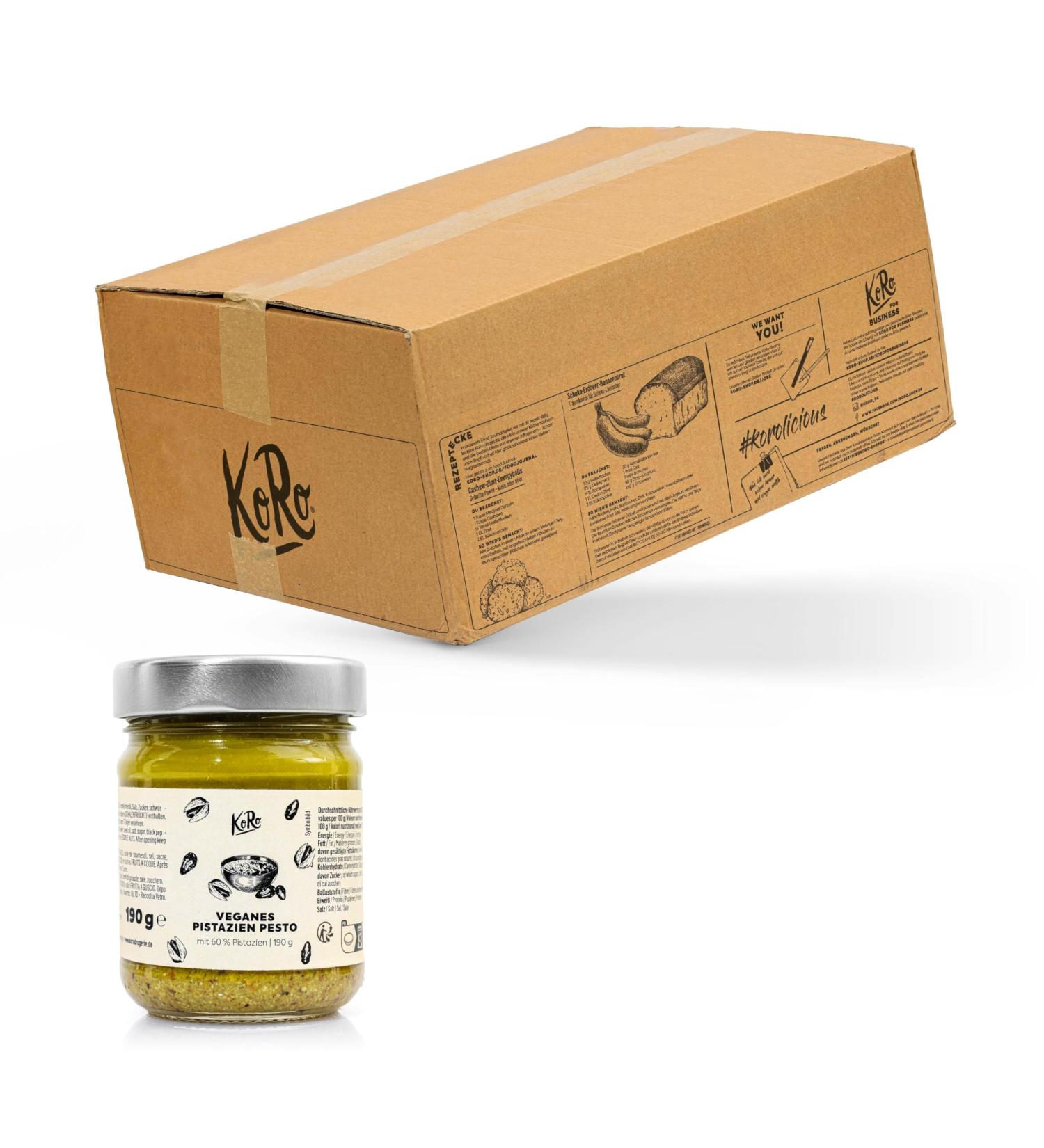  KoRo KoRo - Vegan Pistachio Pesto 6 x 190 g - Buy Online on GoSupps.com