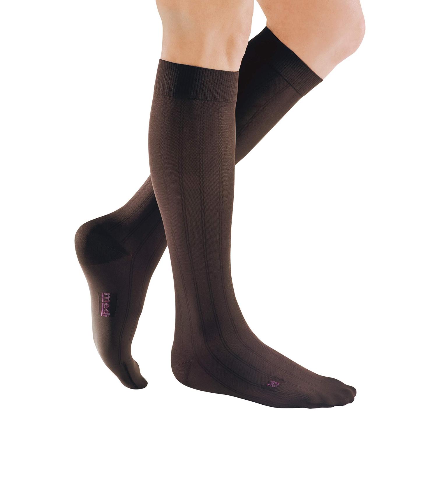 Medi Medive Compression Stockings for Men | Knee Socks CCL2 | Short Size III | Brown | High-Tech Fibers | Clima Comfort & Fresh - Buy Online on GoSupps.com