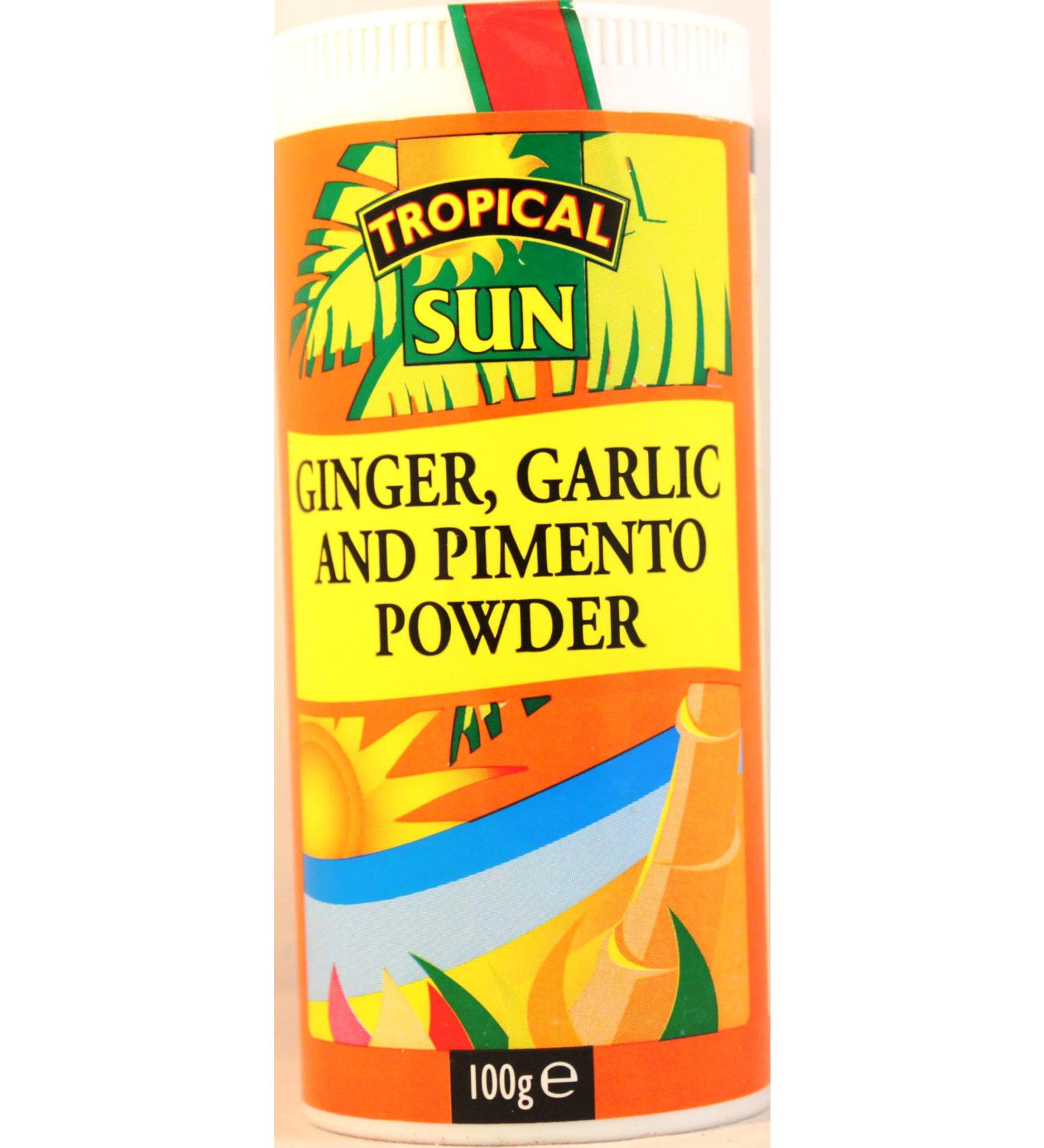 Tropical Sun Ginger Garlic & Pimento 100g
