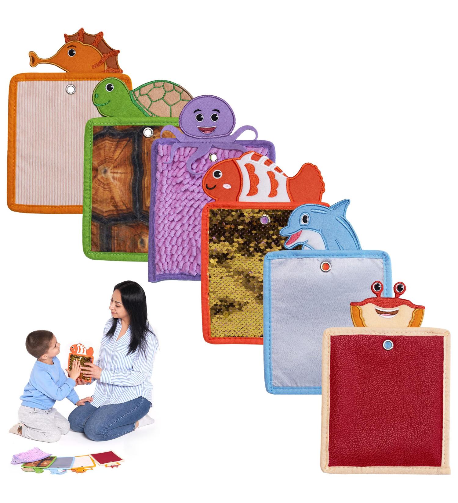 Buy Sensory Mats for Autistic Children | Tactile Slices & Water 6-Pack | Enhance Learning & Sensory Play - Buy Online on GoSupps.com