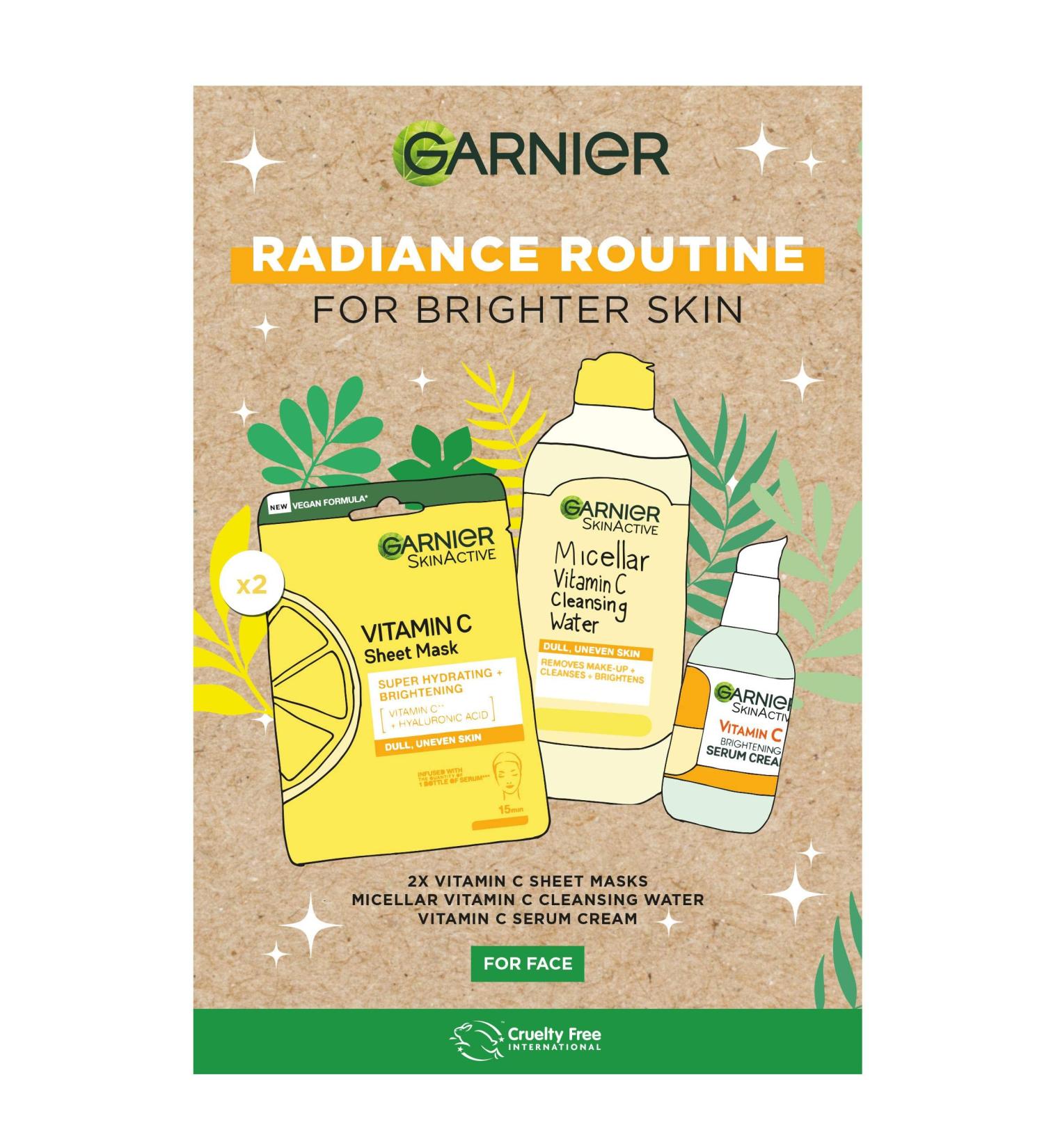 Garnier Radiance Routine Gift Set - Buy Online on GoSupps.com