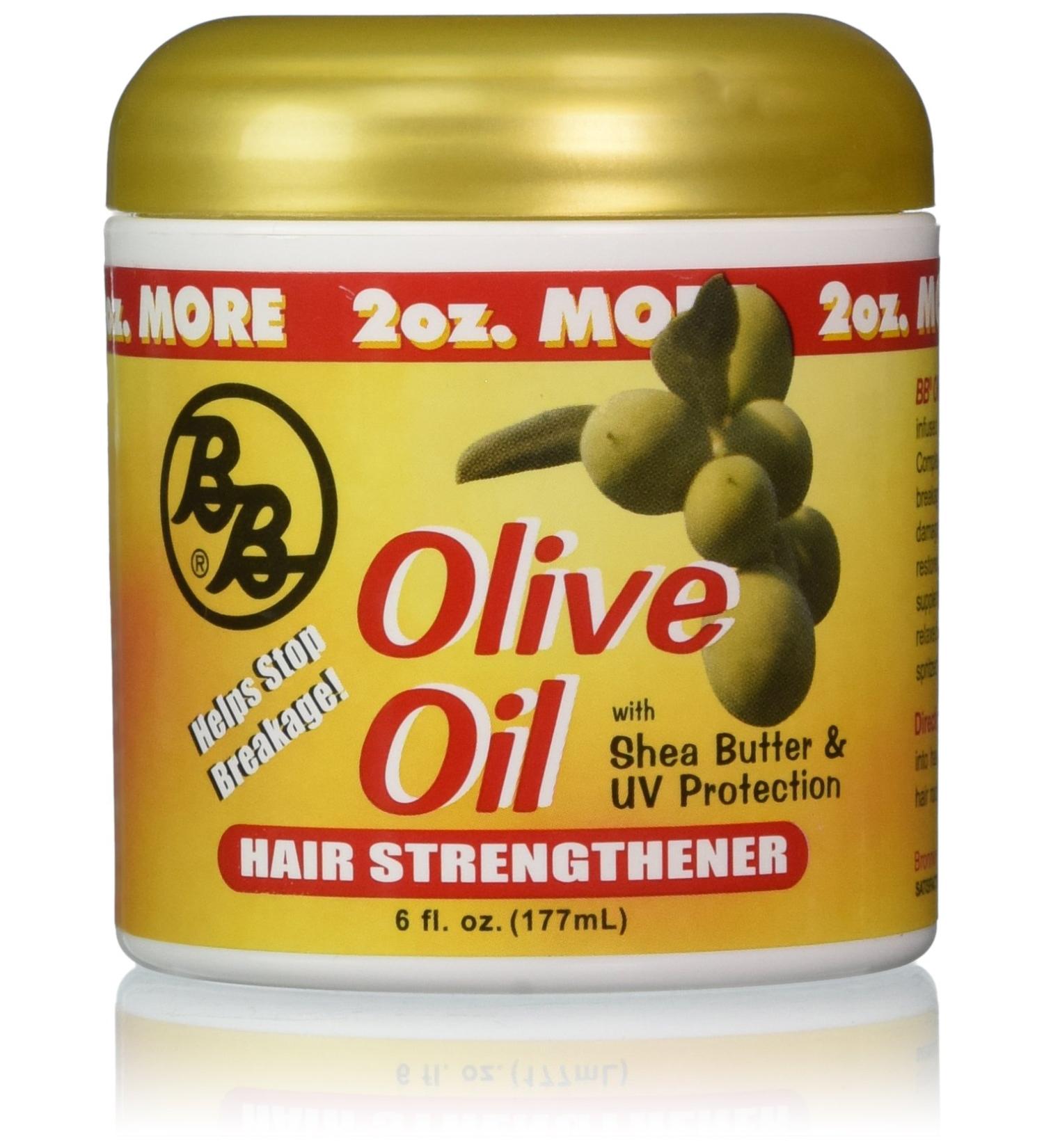 Bronner Brothers Olive Oil Hair Strengthener 6oz - Strengthen and Nourish Your Hair - Buy Online on GoSupps.com