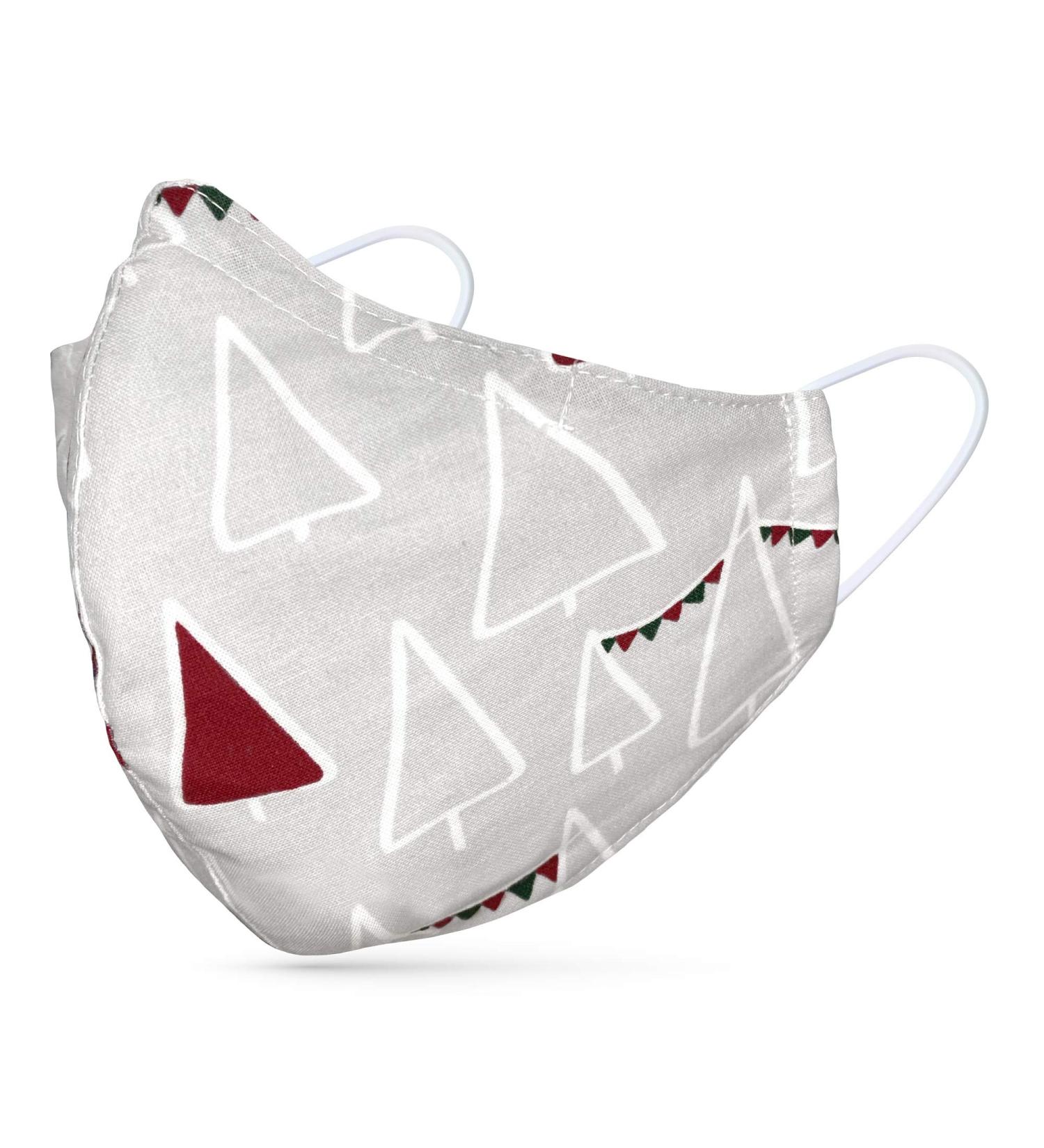 Dance Pattern Washable Masks for Kids & Adults - 100% Cotton 2-Layer Nose Bracket Filter Bag Oeko-Tex Certified - Red & Gray - 1 Pack - Buy Online on GoSupps.com