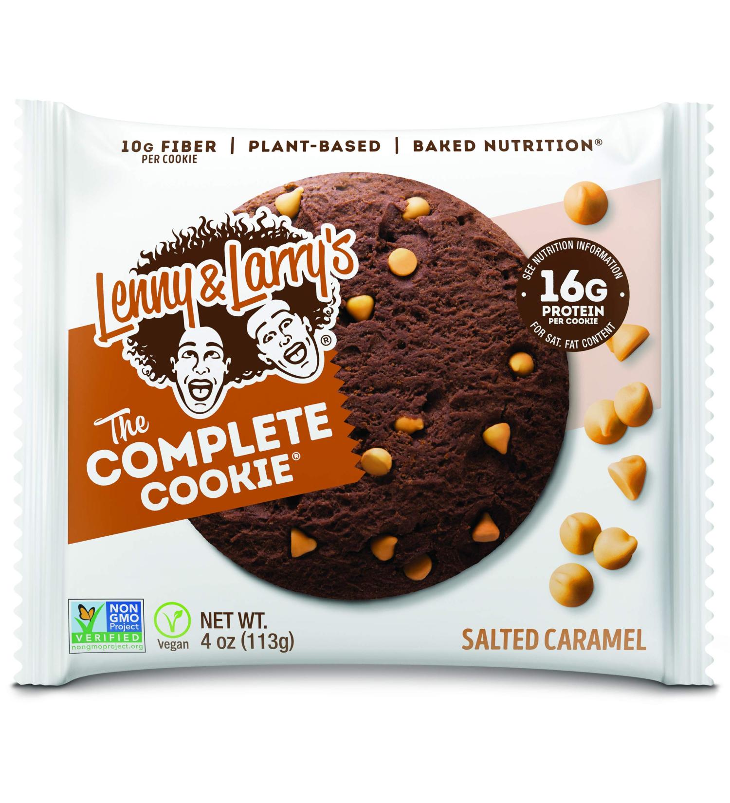 Shop Lenny & Larry's The COMPLETE Cookie - Salted Caramel (12 Cookies, 4oz) | Delicious Protein Snack - Buy Online on GoSupps.com