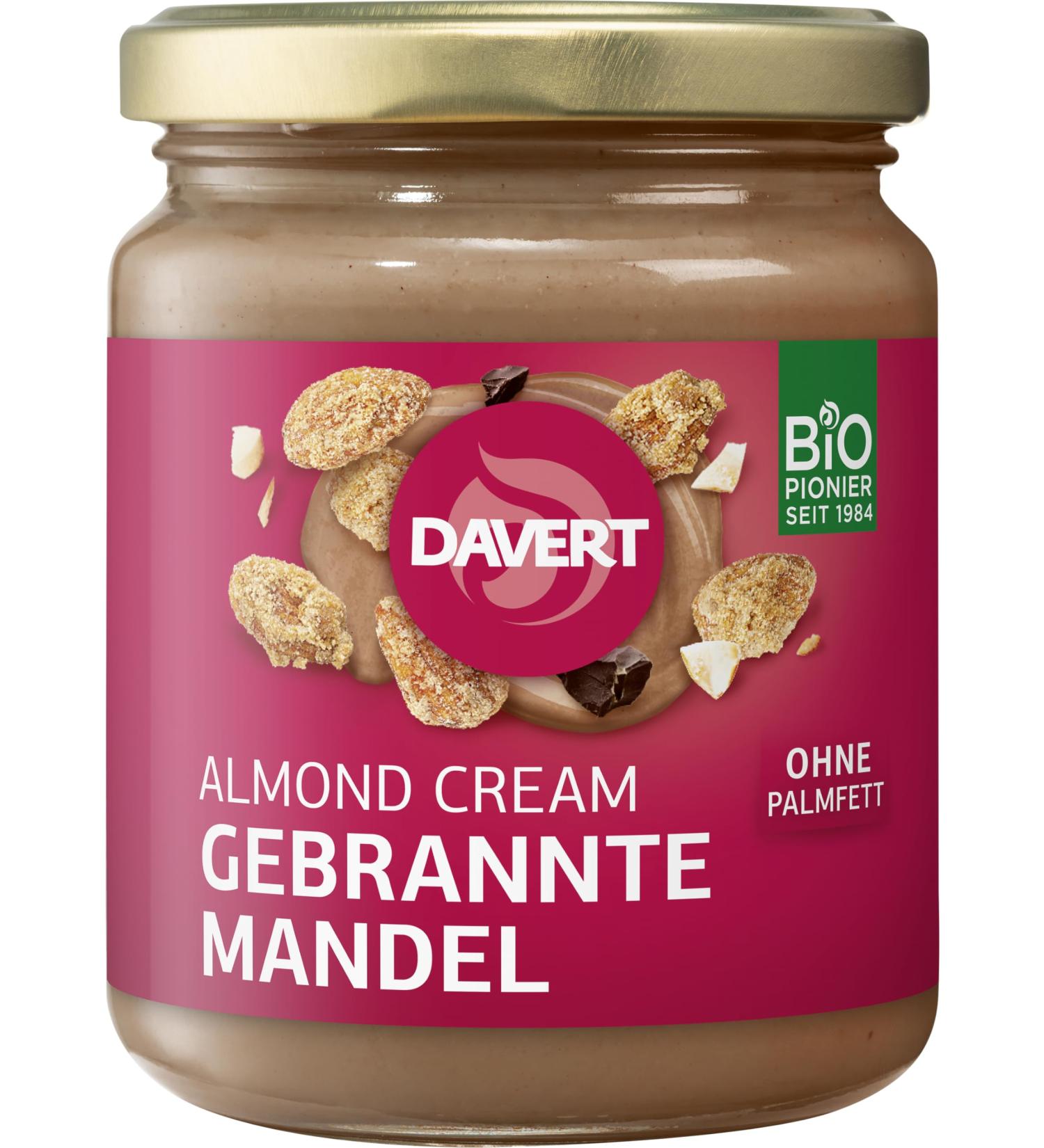 Davert Organic Almond Cream Roasted Almond Spread (6 x 250 gr)