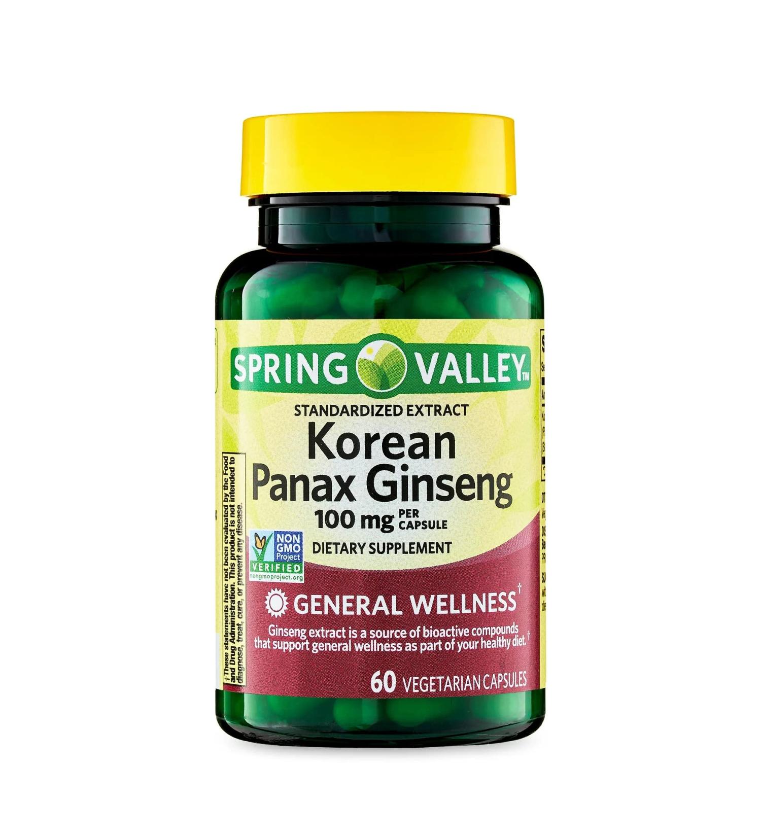Convergence Korean Panax Ginseng Vegetarian Capsules 100 mg 60 Count - Buy Online on GoSupps.com