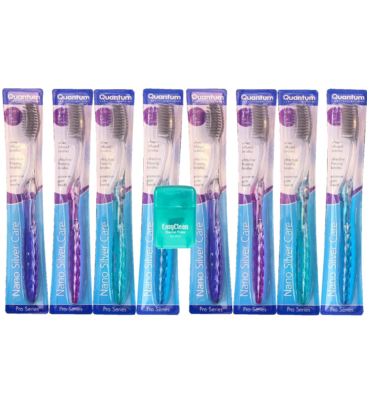 Buy HDP Nano Silver Care Toothbrush & Floss - Pack of 8 with Bonus | International Shipping Available - Buy Online on GoSupps.com