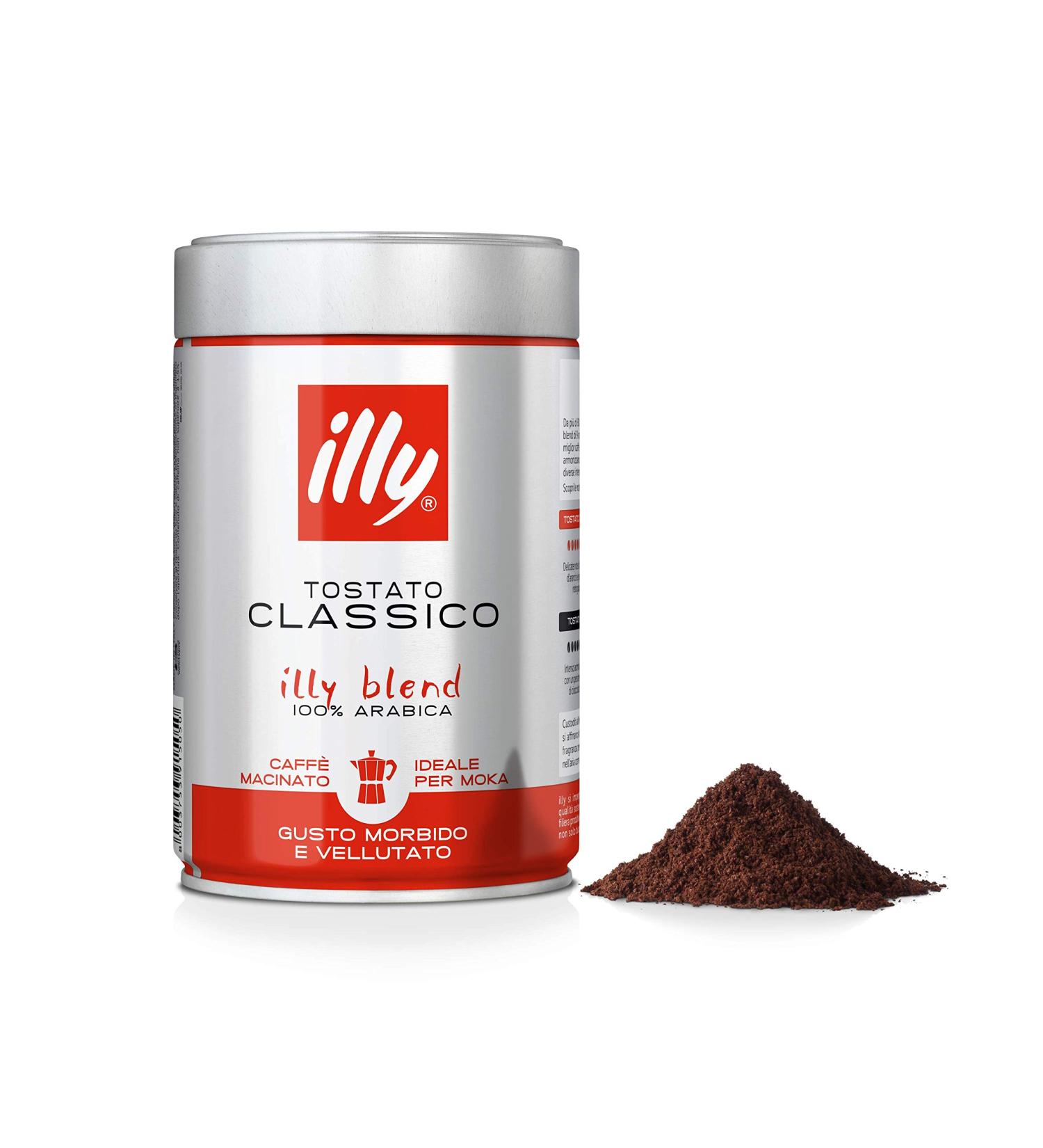  illy illy Tostato Classic Coffee Grinder Mocha 12 x 250g Jars - Buy Online on GoSupps.com