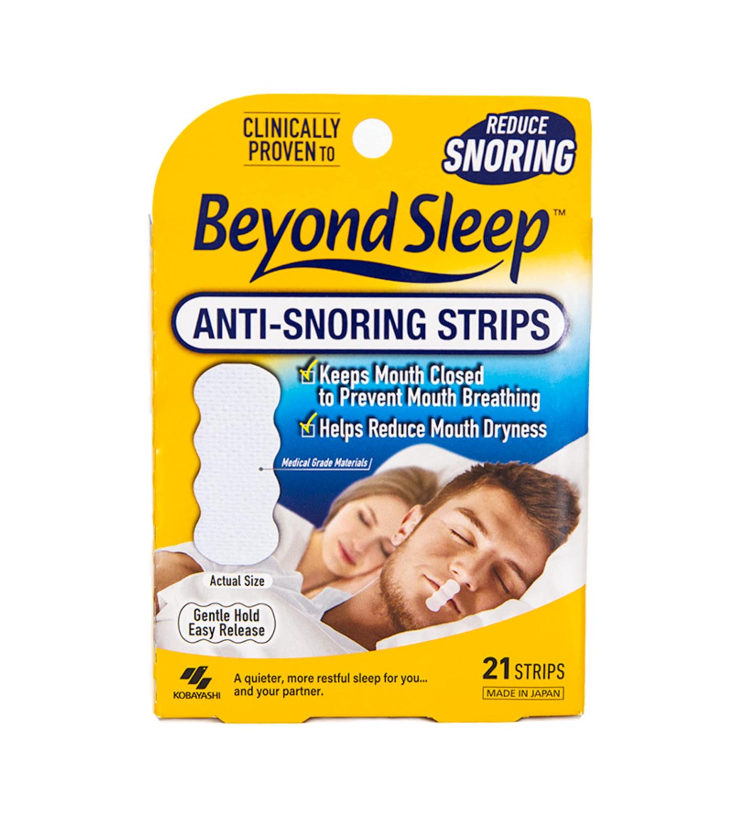 Beyond Sleep Anti-Snoring Strips - 21 Count | Stop Snoring Naturally - Buy Online on GoSupps.com