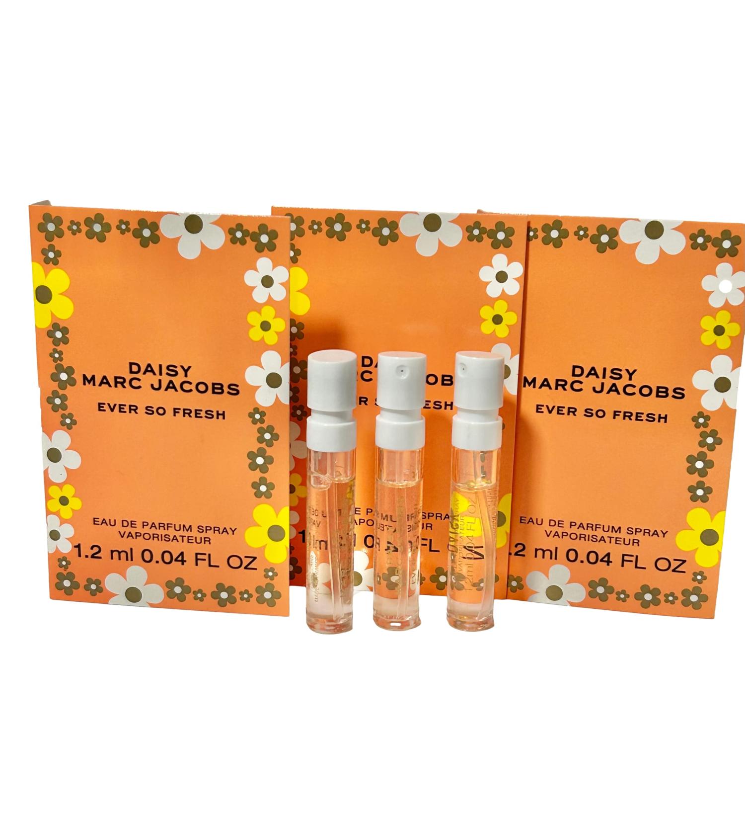 Marc Jacobs Daisy Ever So Fresh Sample Women Perfume Spray 1.2 ml / 0.04 oz - set of 3 Fresh 0.04 Fl Oz (Pack of 3) - Buy Online on GoSupps.com