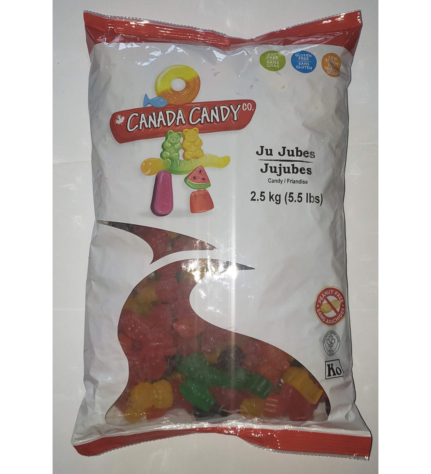 CANADA CANDY Ju Jubes Assorted Fruit 2.5 Kilogram