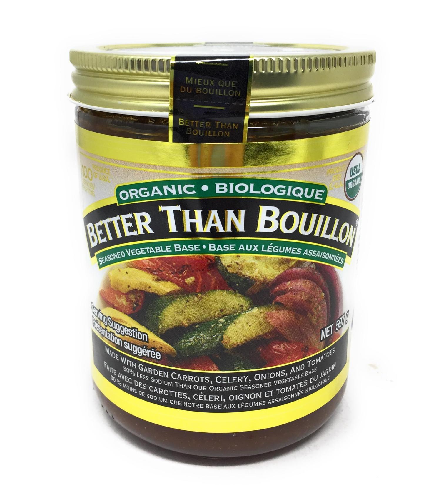 Better Than Bouillon Organic Seasoned Vegetable Base 597g - Buy Online on GoSupps.com