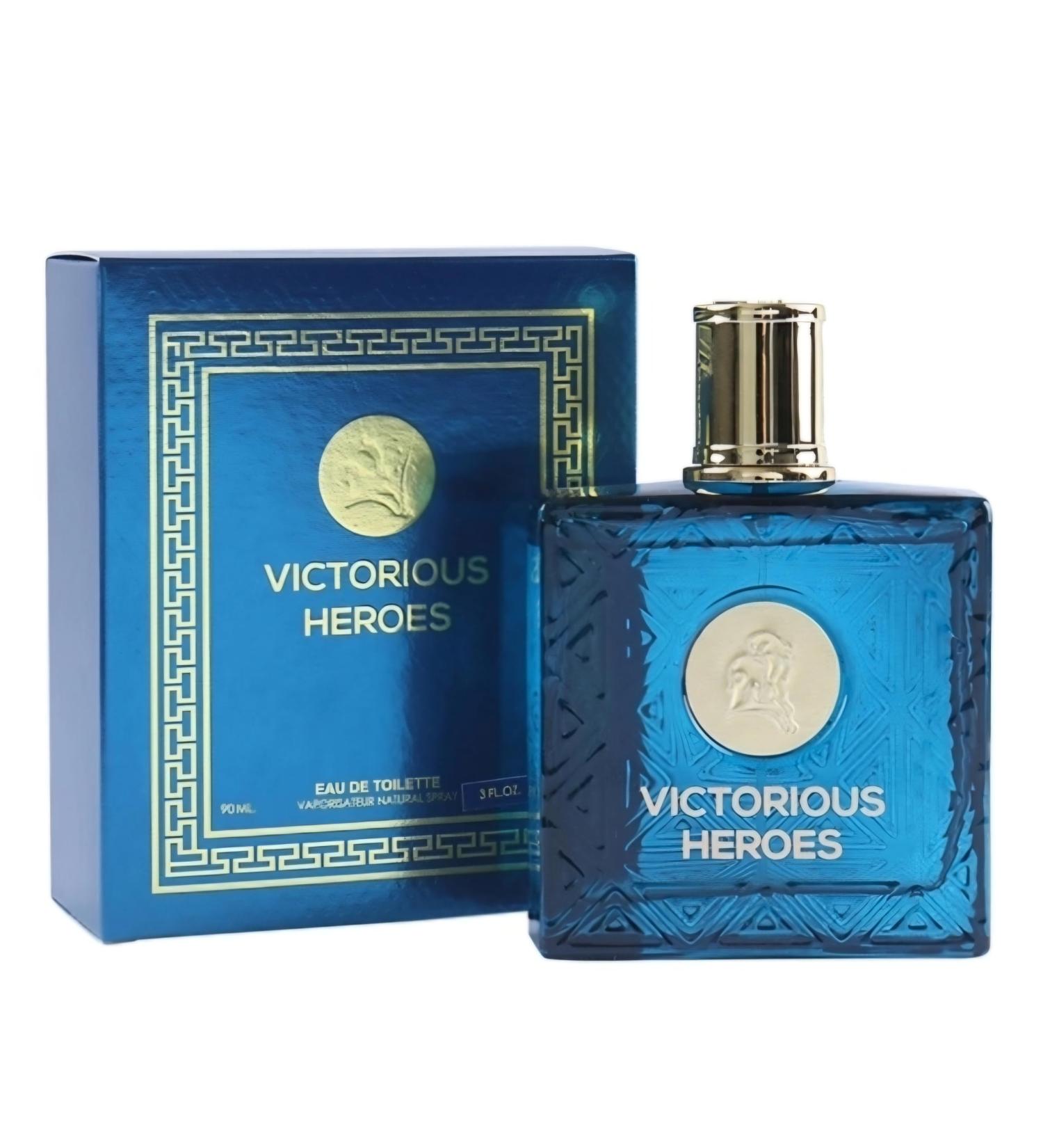 VICTORIOUS HEROES Cologne for Men Eau de Toilette Elegant Cedarwood and Vanilla Fragrance 3 FL.OZ Natural Spray Long Lasting - Buy Online on GoSupps.com