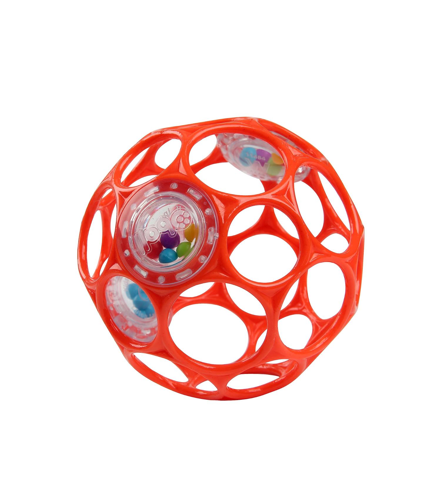Oball Rattle Red - Flexible Easy-to-Grip Toy for All Ages | International Shipping Available - Buy Online on GoSupps.com