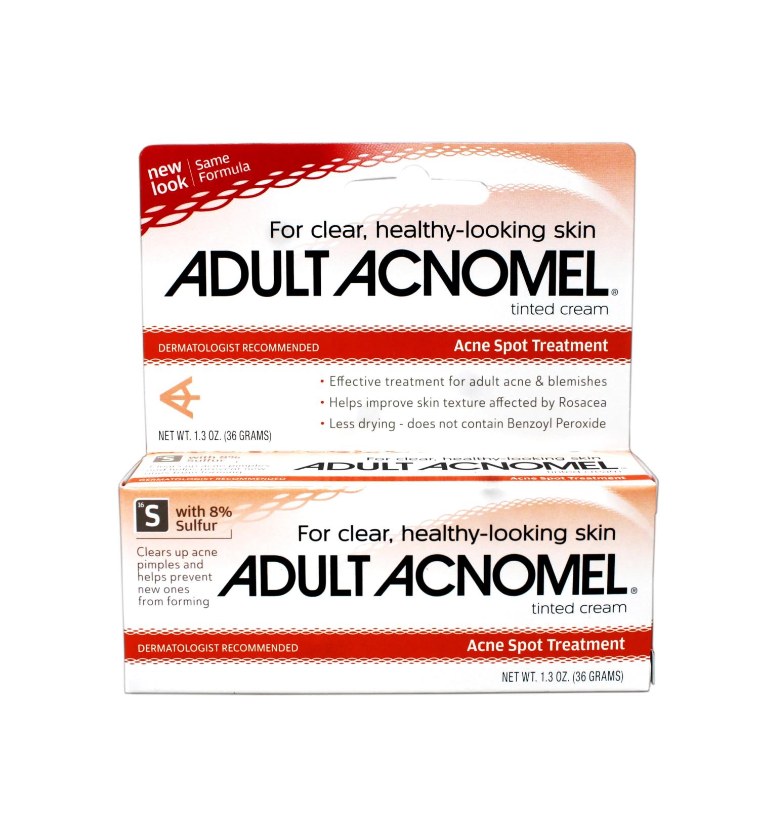 Adult Acnomel Acne Medication Cream - 1.3 Oz - Buy Online on GoSupps.com