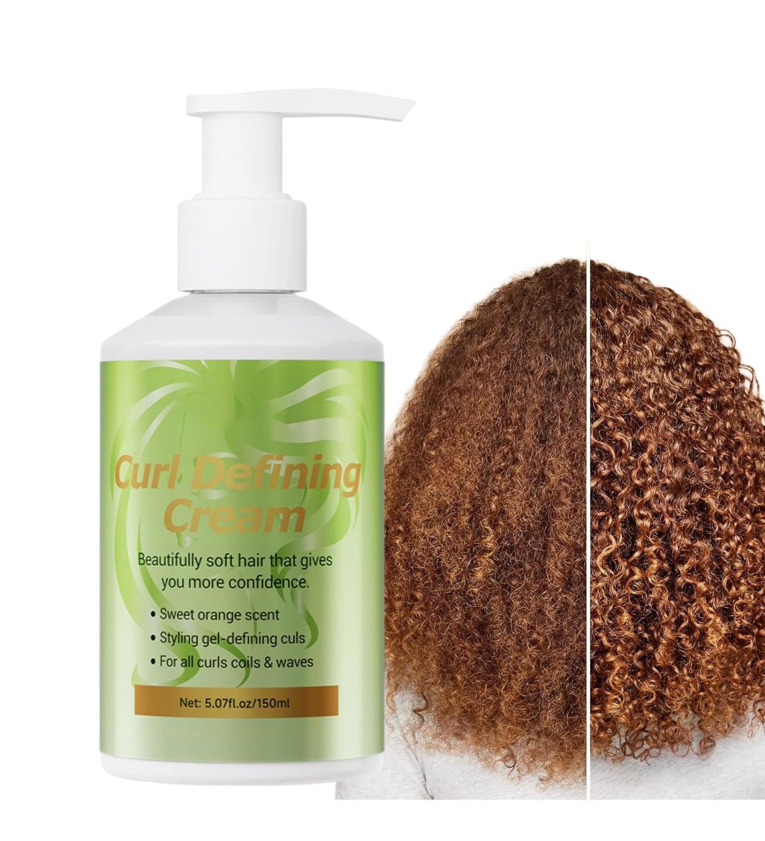 Wisylizv Elasticity Curl Cream Restores & Defines Curl Enhancer AntiFrizz Volume Boost Cream Curly Girls 2A 4C Perfect Hydration Bounce Revival Gift - Buy Online on GoSupps.com