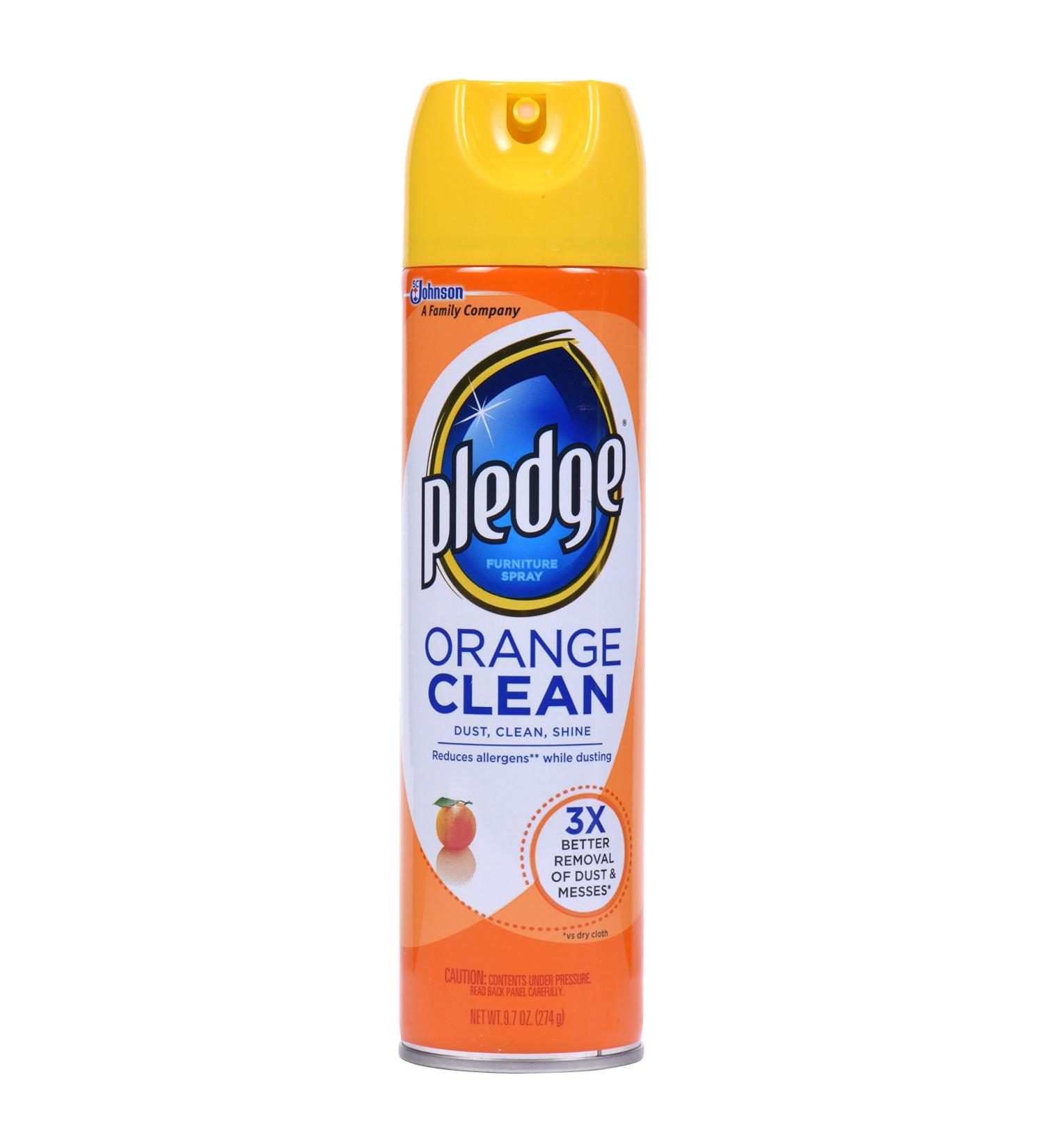 Pledge Wood Polish Orange 9.7oz - Premium Care for Your Furniture | International Shipping Available - Buy Online on GoSupps.com