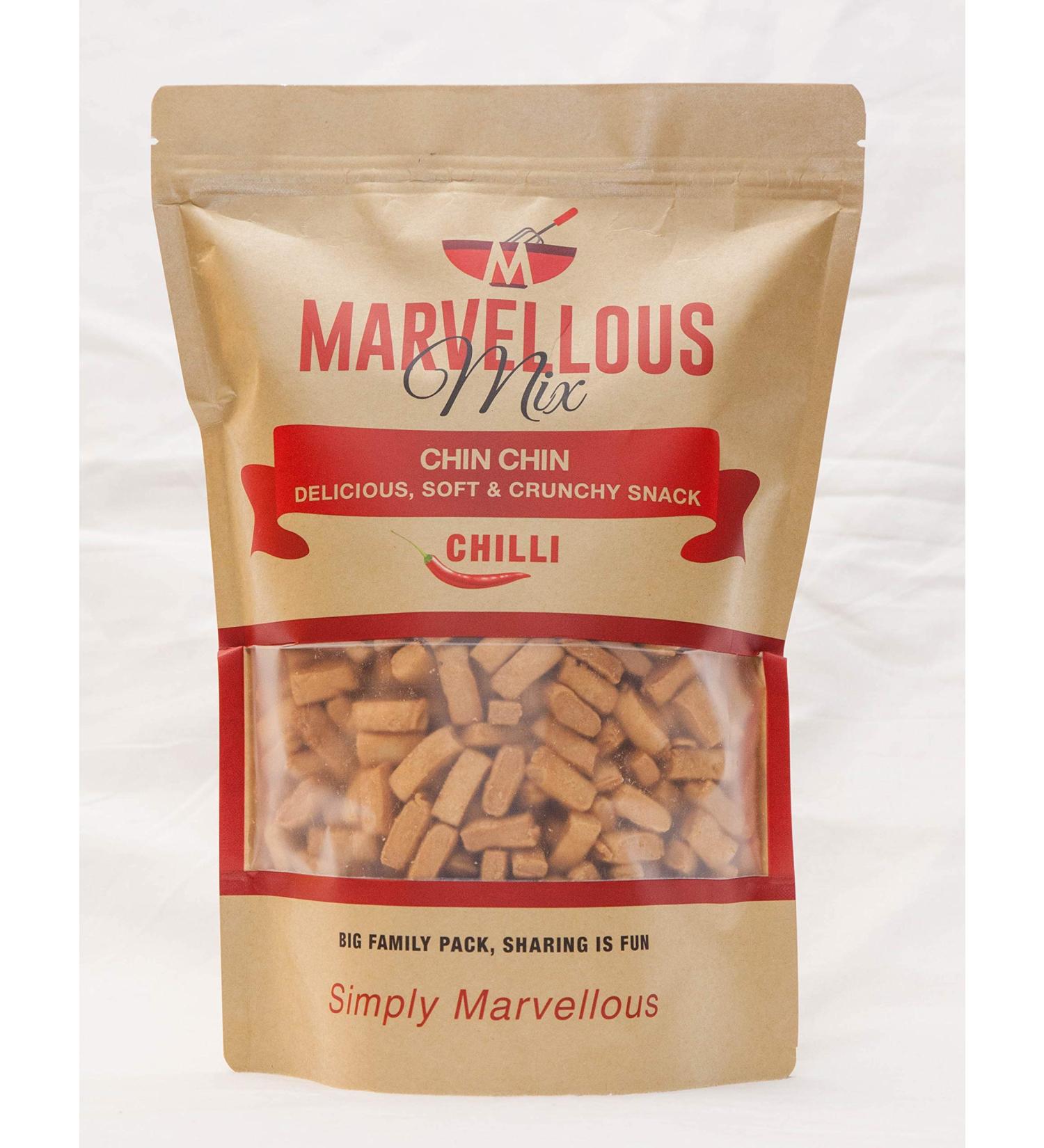 Chin Chin- 800g. Delicious Soft & Crunchy Snack. (Nigerian/African Chin Chin) (Chilli) - Buy Online on GoSupps.com