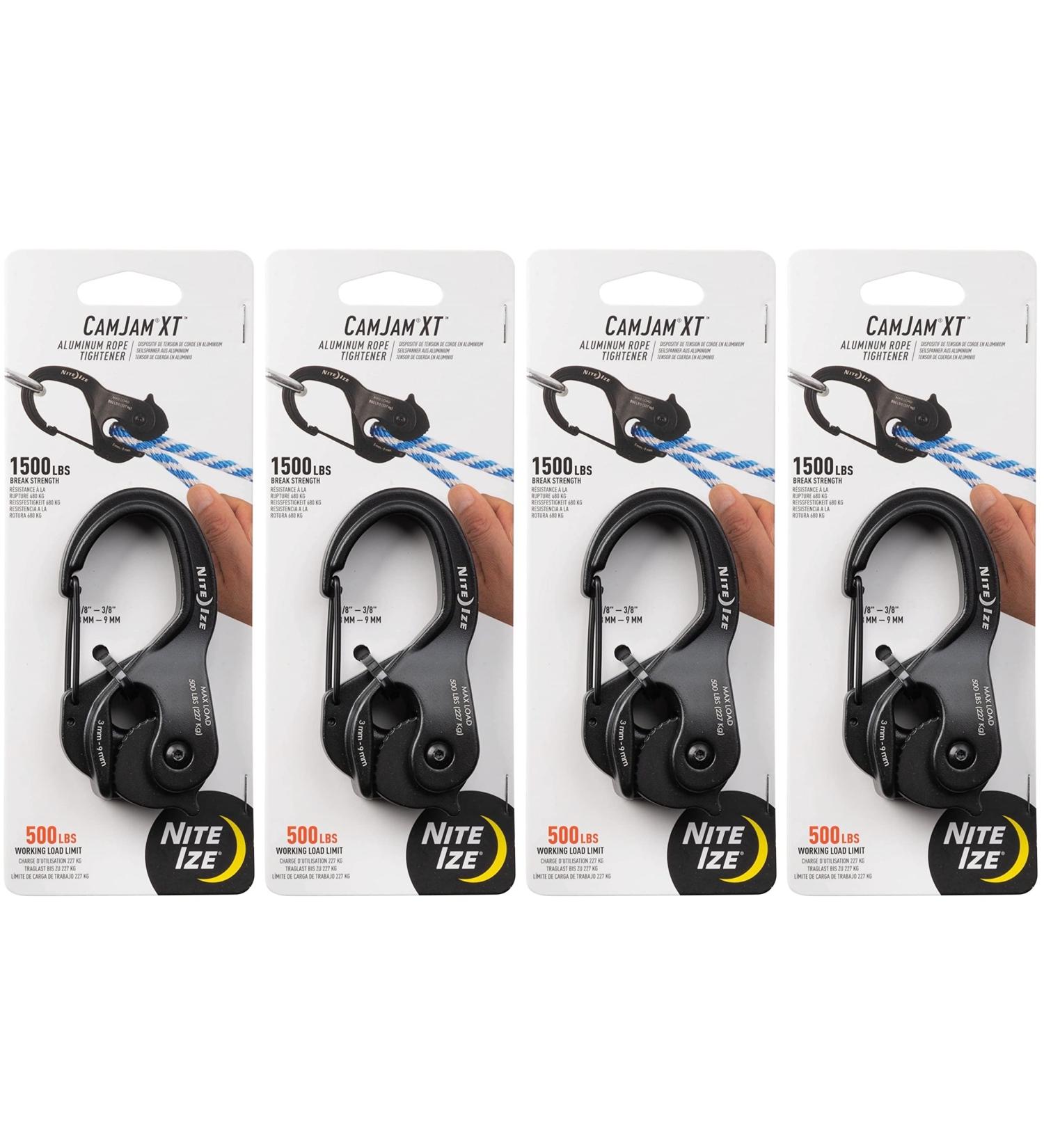 Nite Ize CamJam XT Aluminum Rope Tightener - 500 lb. Weight Capacity - Buy Online on GoSupps.com