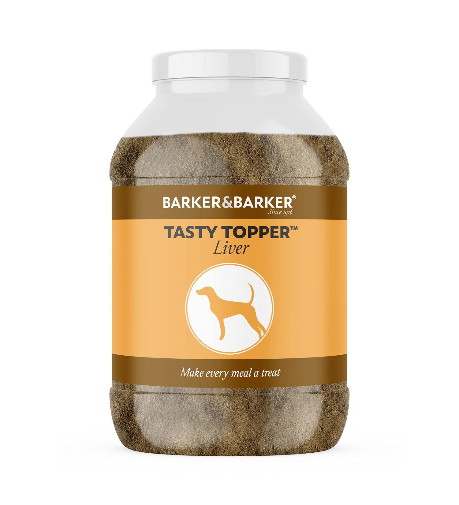 Barker and Barker Tasty Topper - Liver Food Topper for Dogs - 500g pot