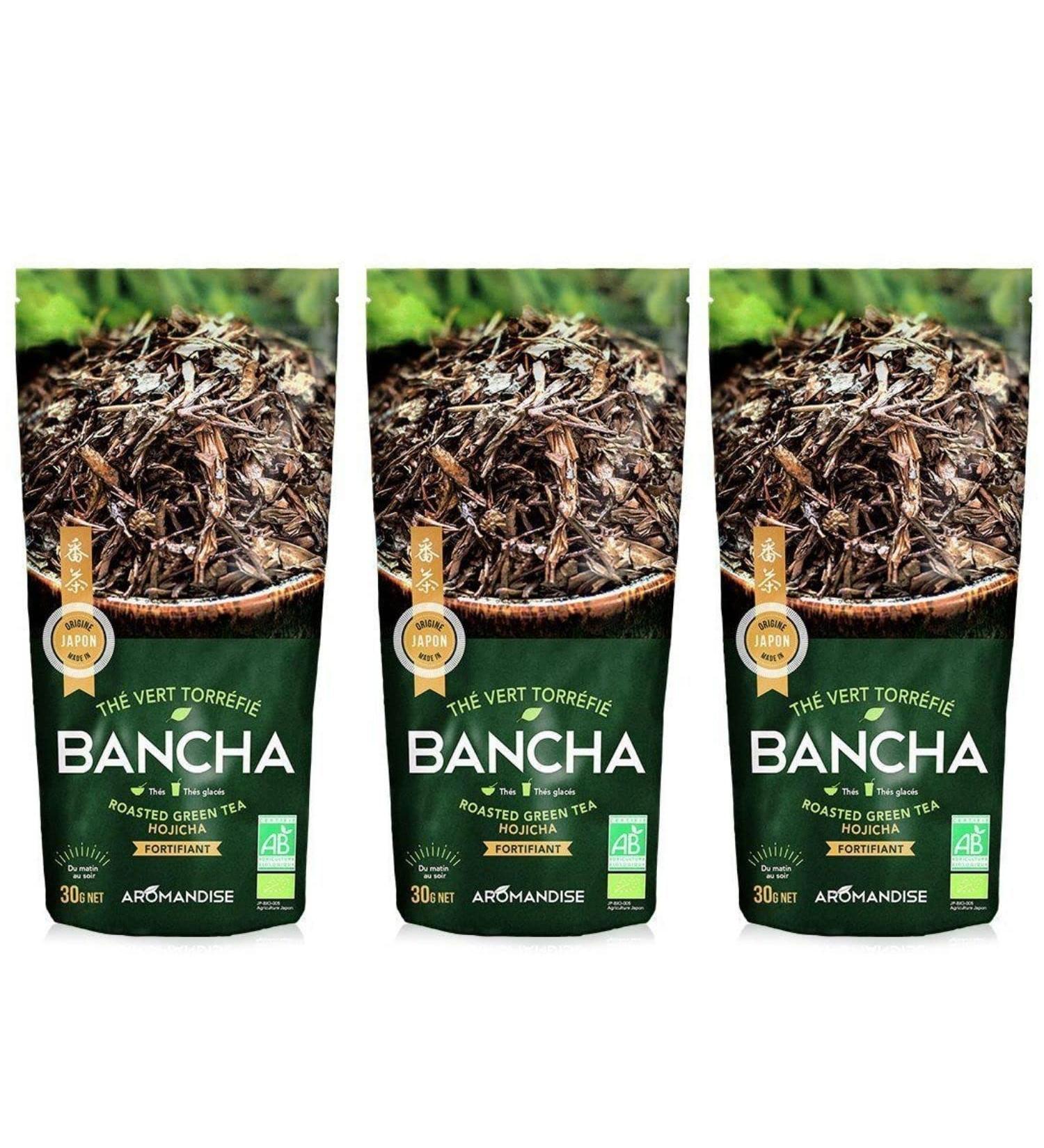 Aromandise Organic Japanese Bancha Hojicha Green Tea 90g