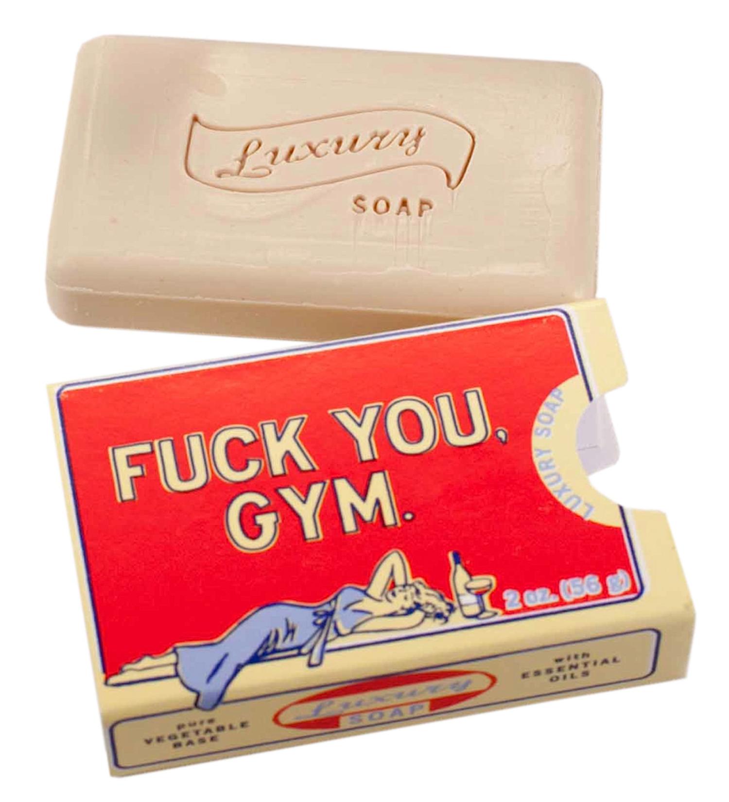 BlueQ Fck You Gym Luxury Soap