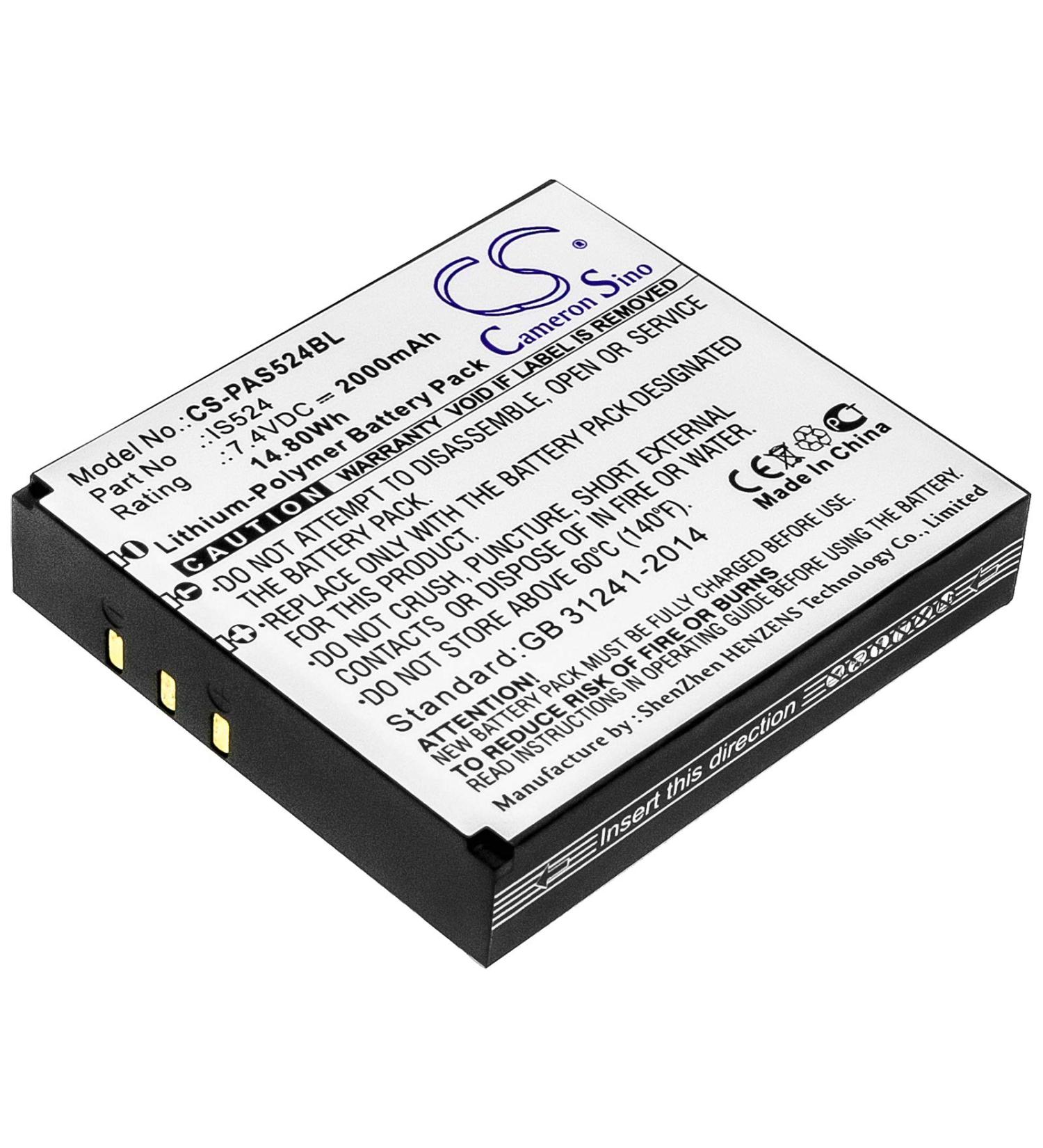 IS524 2000mAh Battery for D210 | 7.4V High-Performance Replacement | International Shipping - Buy Online on GoSupps.com