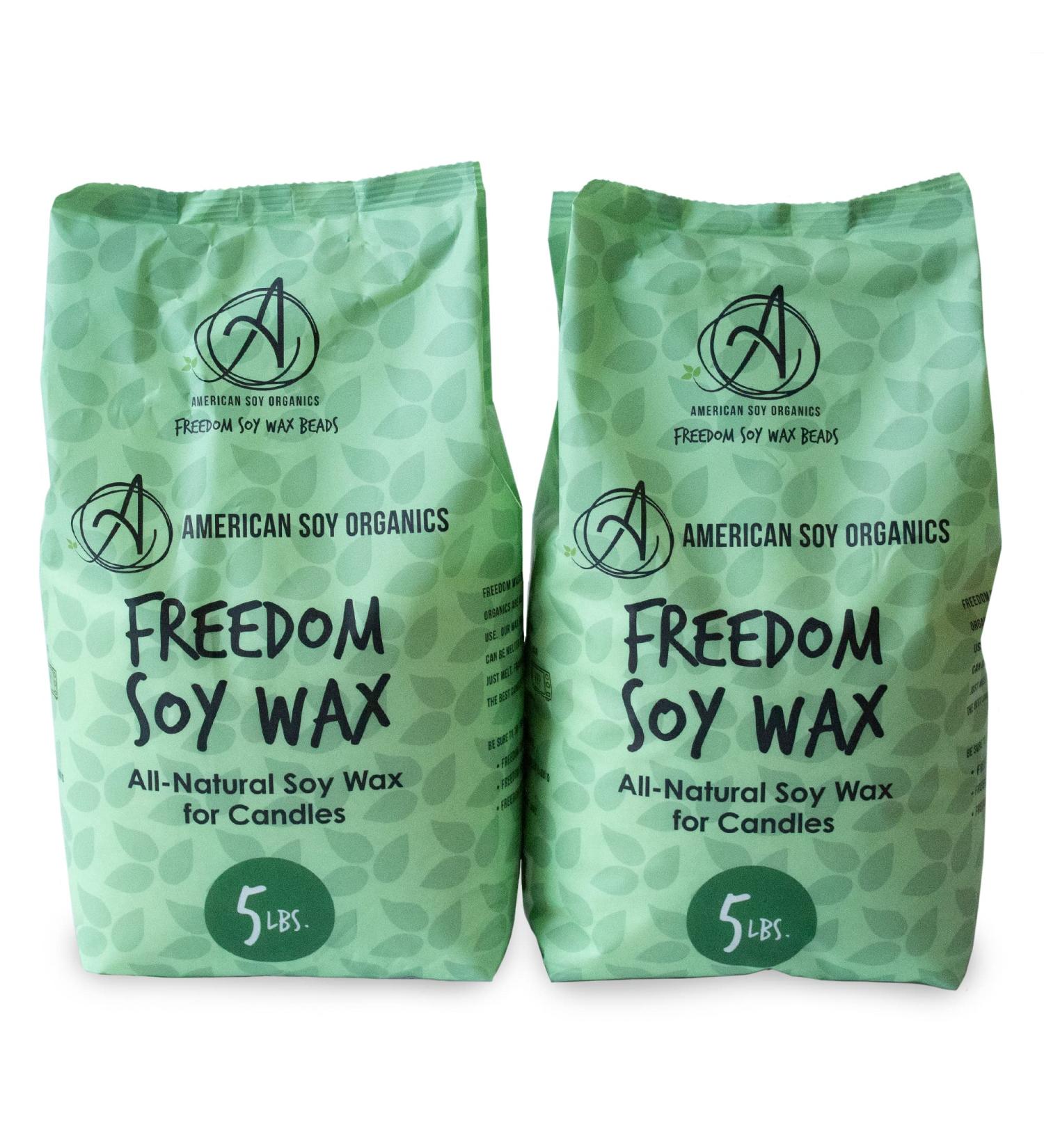 American Soy Organics Microwavable Soy Wax Beads - 10lb Premium Candle Making Supplies - Buy Online on GoSupps.com