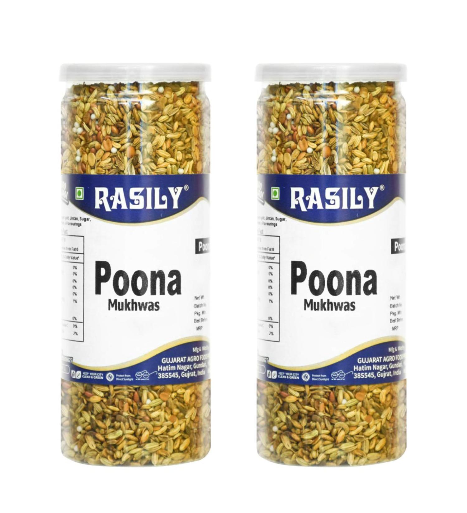 Rasily Poona Mix Mukhwas Mouth Freshener (Pack of 2)_Packing May Vary