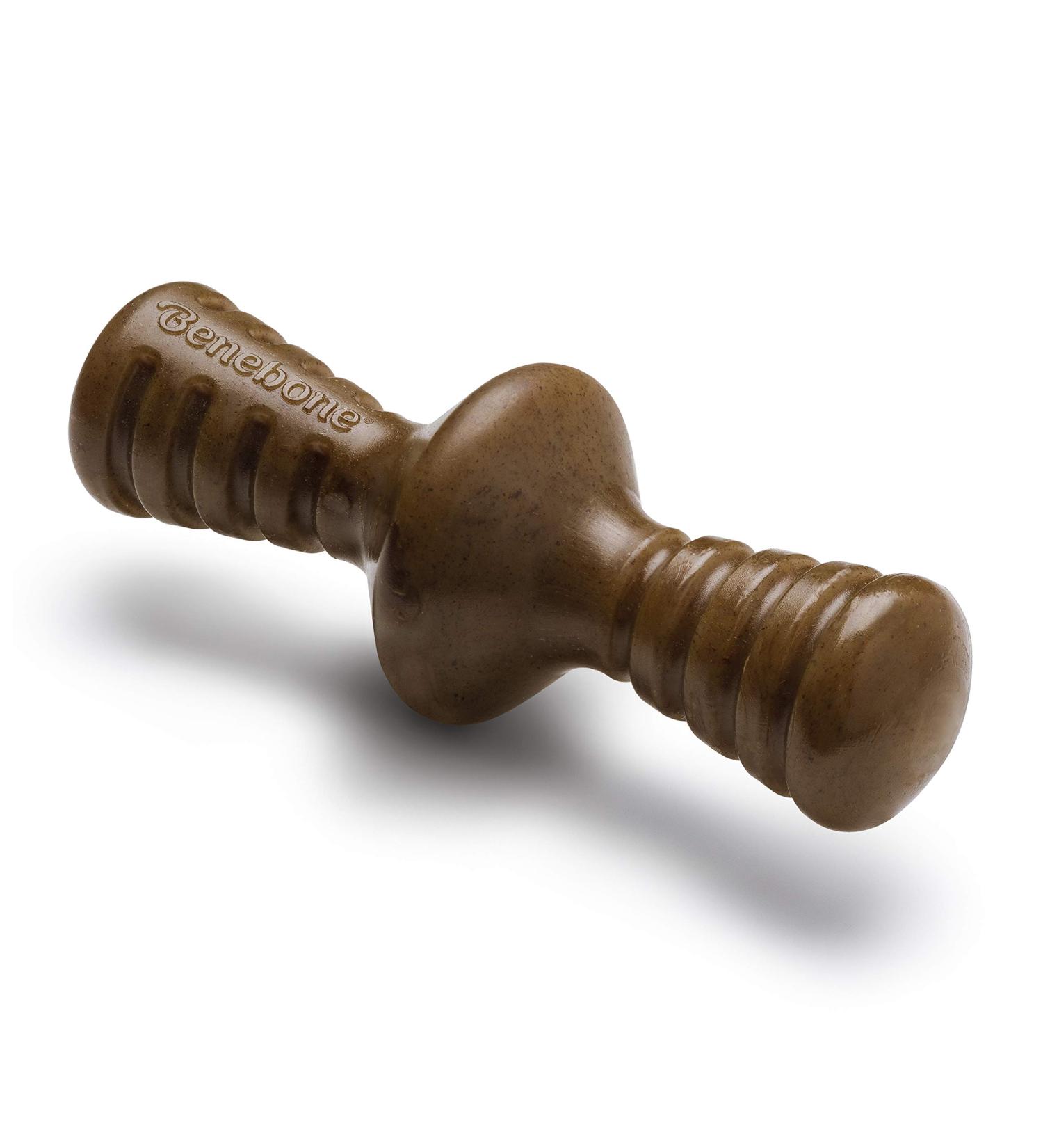 Benebone Zaggler Rolling Dog Chew Toy - Real Bacon Flavor, Made in USA - Medium Size for Aggressive Chewers - Buy Online on GoSupps.com