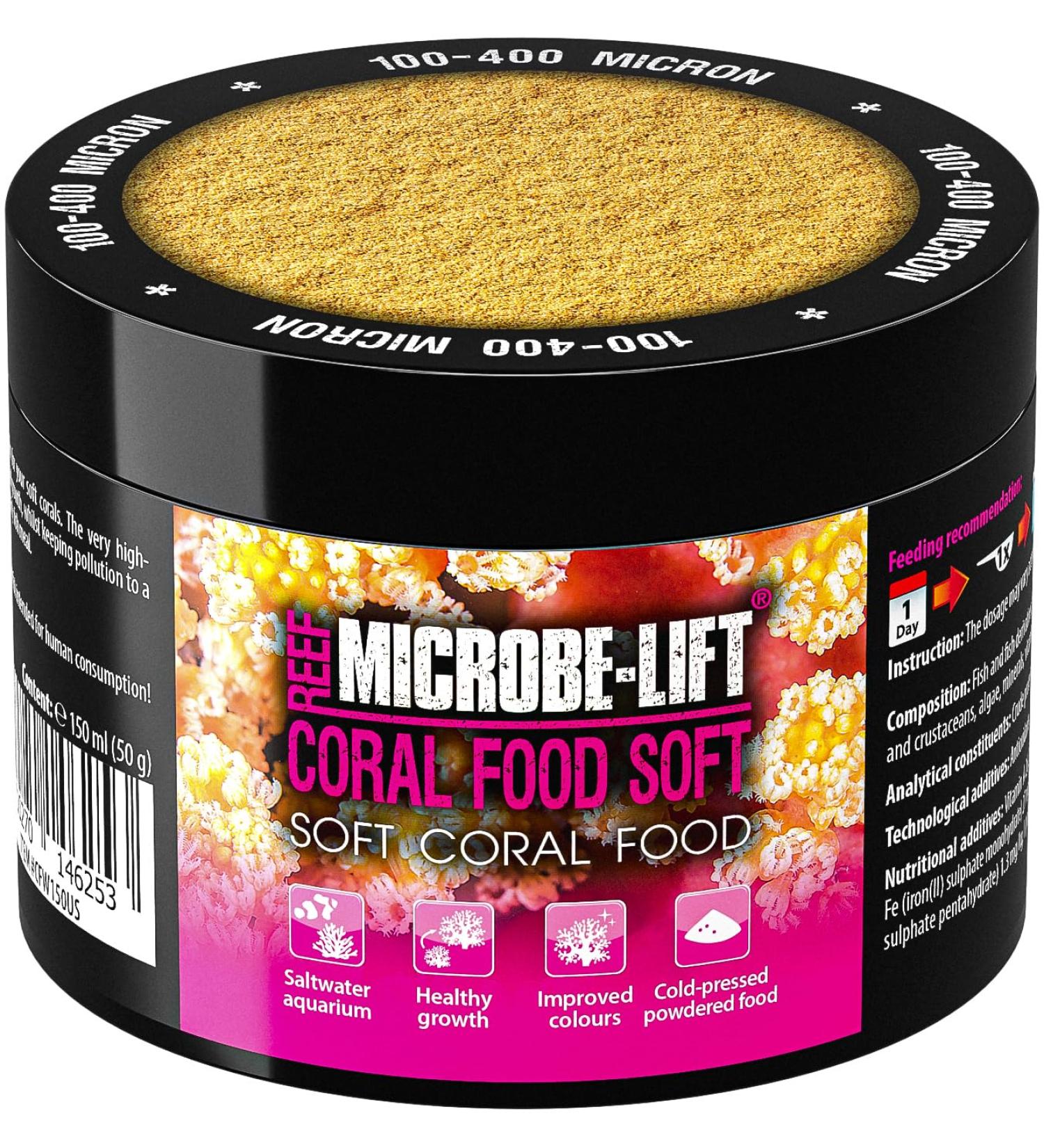Microbe-Lift Coral Food Soft - Soft Coral Food150 ML (50g) - Buy Online on GoSupps.com