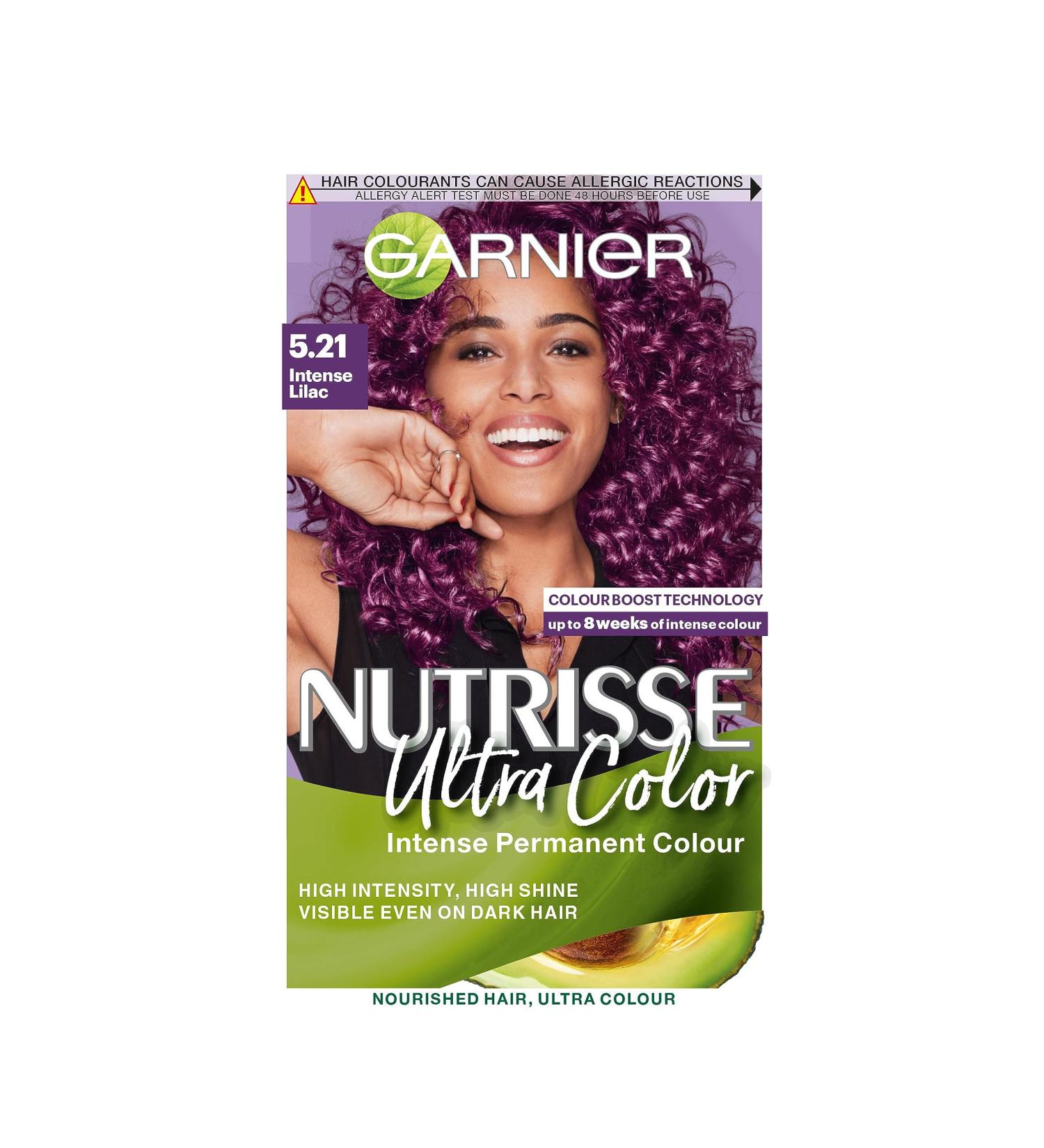 Garnier Nutrisse Ultra Color 5.21 Intense Lilac Hair Dye - For All Hair Types - Buy Online on GoSupps.com