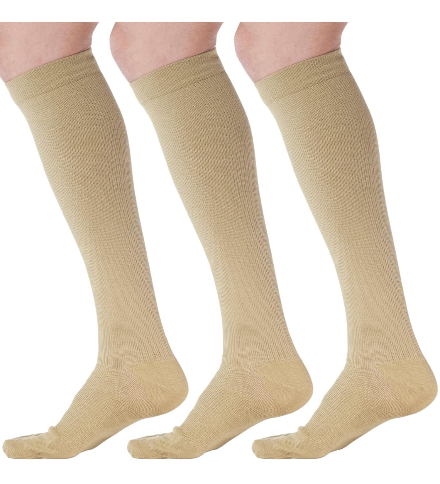 Buy ABSOLUTE SUPPORT Sheer Compression Stockings for Women 15-20mmHg - DE-A101 3XL Skin Color - International Shipping Available - Buy Online on GoSupps.com