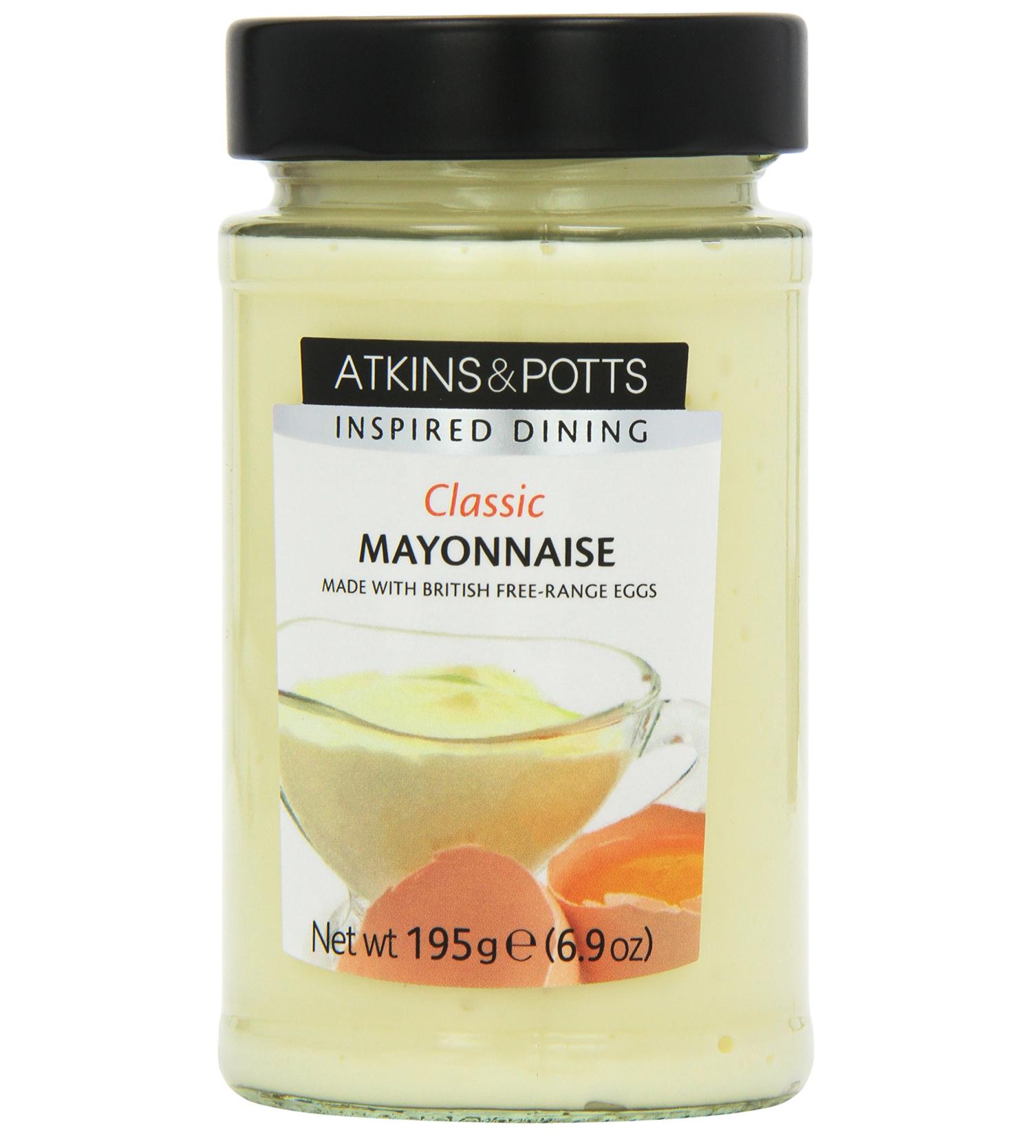 Atkins & Potts Classic Mayonnaise 195 g - Buy Online on GoSupps.com