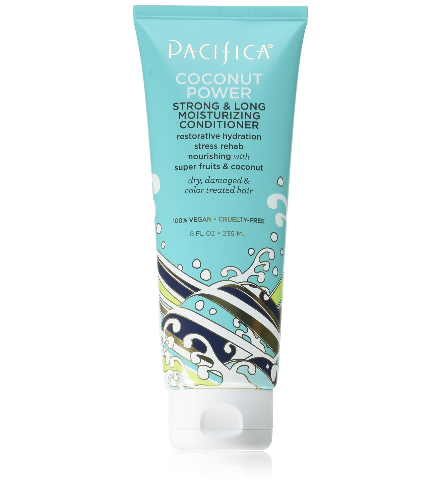 Pacifica Beauty Coconut Power Strong & Long Moisturizing Conditioner - For Dry, Damaged, Color Treated Hair | Silicone & Sulfate Free, Vegan, Cruelty Free - Buy Online on GoSupps.com