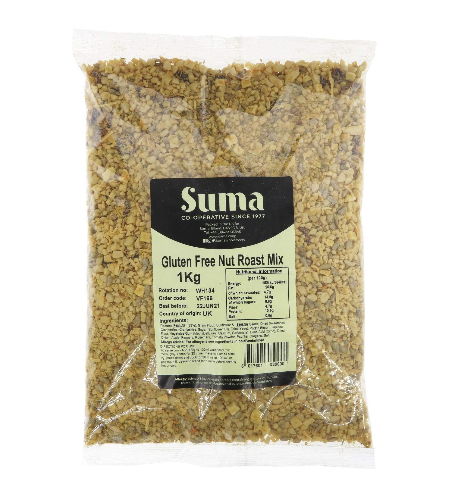 Suma Wholefoods Nut Roast Mix - G/F & Vegan 1 kg