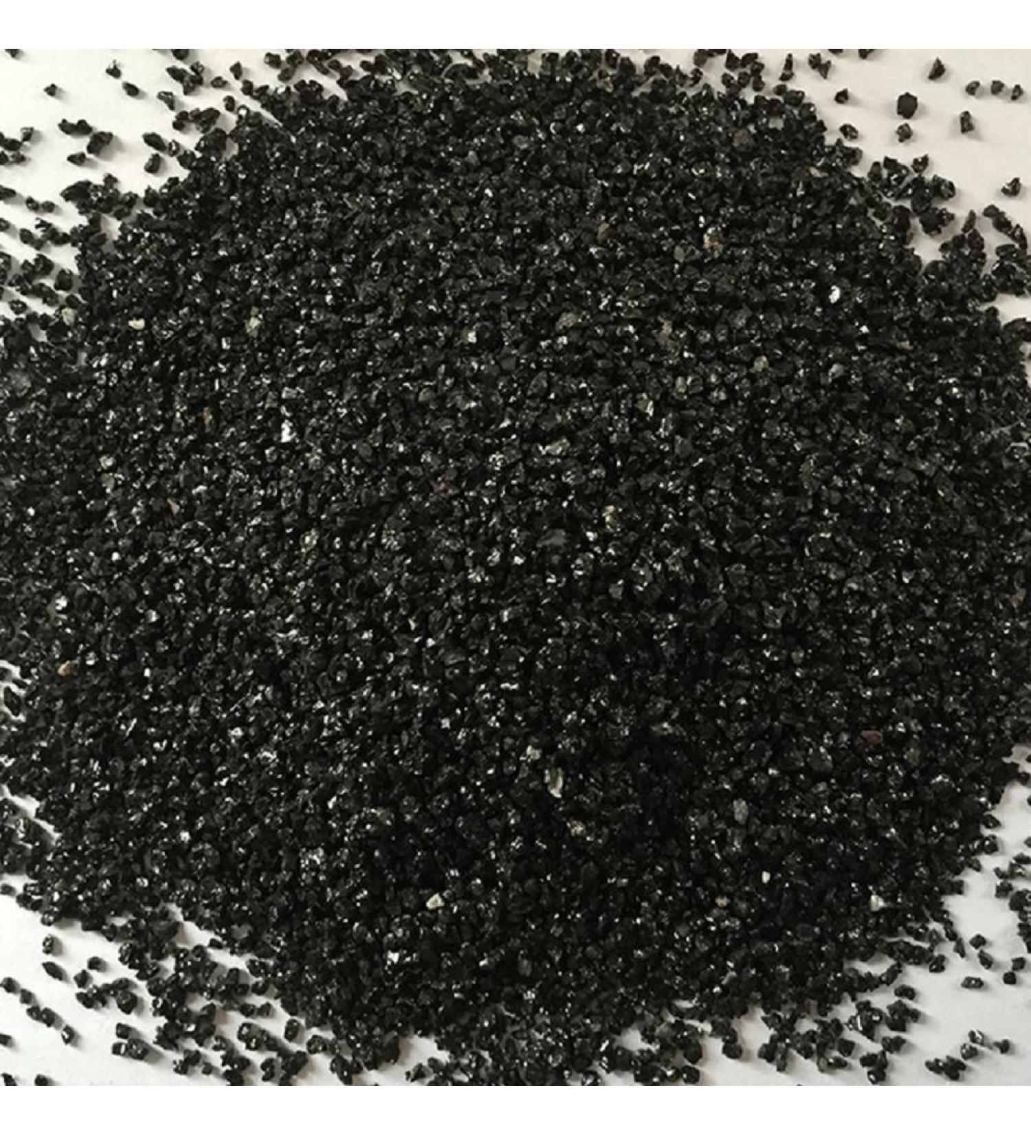 ZYMY Gorgeous aquarium decorated with aquarium decorations glass beads aquarium 1 pound of enough decorative gravel rock gravel pebbles gem (Black sand stone) 453.59 g (Pack of 1) - Buy Online on GoSupps.com