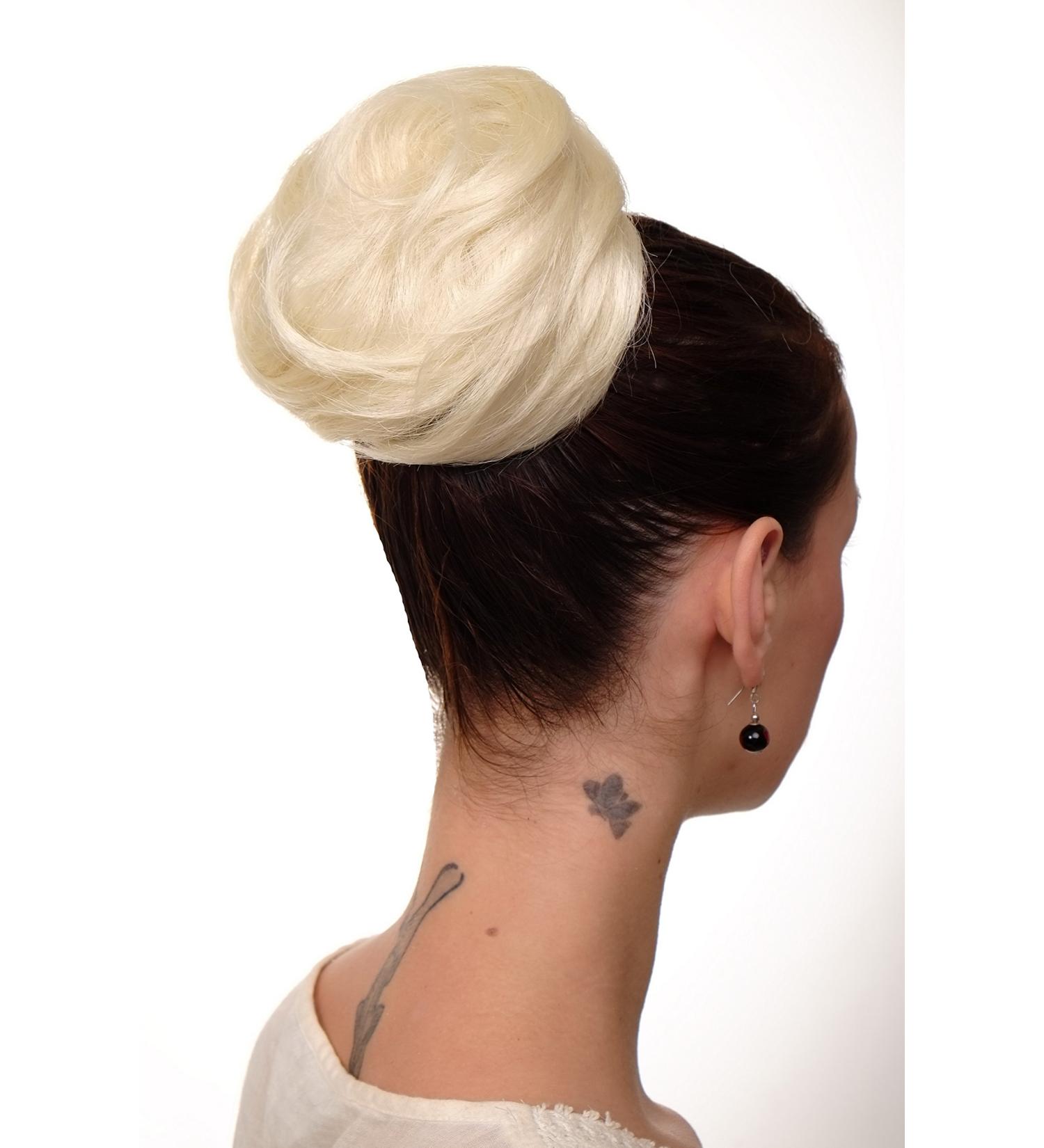WIG ME UP Hairpiece Bun - Vintage 60s Platinum Blonde Large Knot NHA-004C-613 | International Shipping Available - Buy Online on GoSupps.com