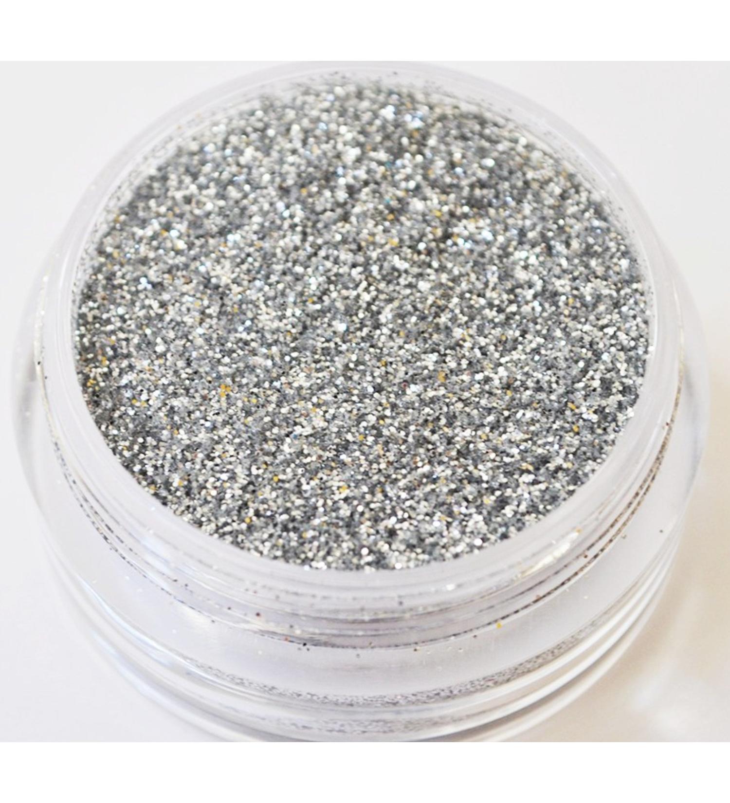 KM-Nails 4ml chrome pigment silver for Mirrow effect chrome nails