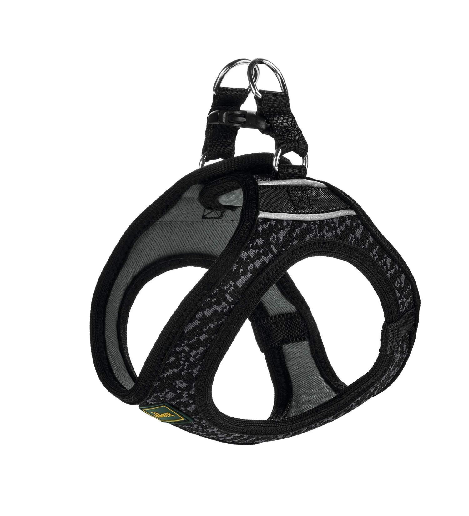 HUNTER harness Hilo Soft Comfort S-Mesh black S black