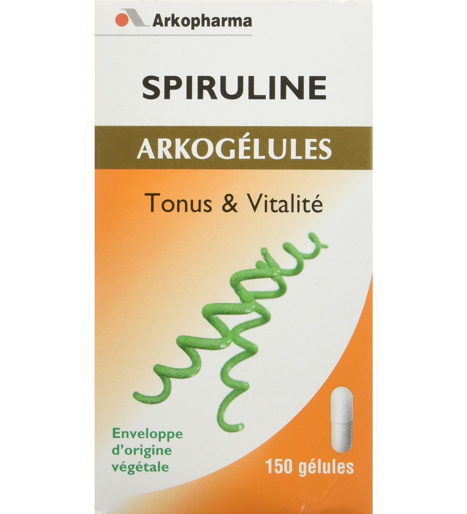 Arkopharma Phytotherapy Cure Arkocaps Spirulina Bottle of 150 Capsules - Buy Online on GoSupps.com