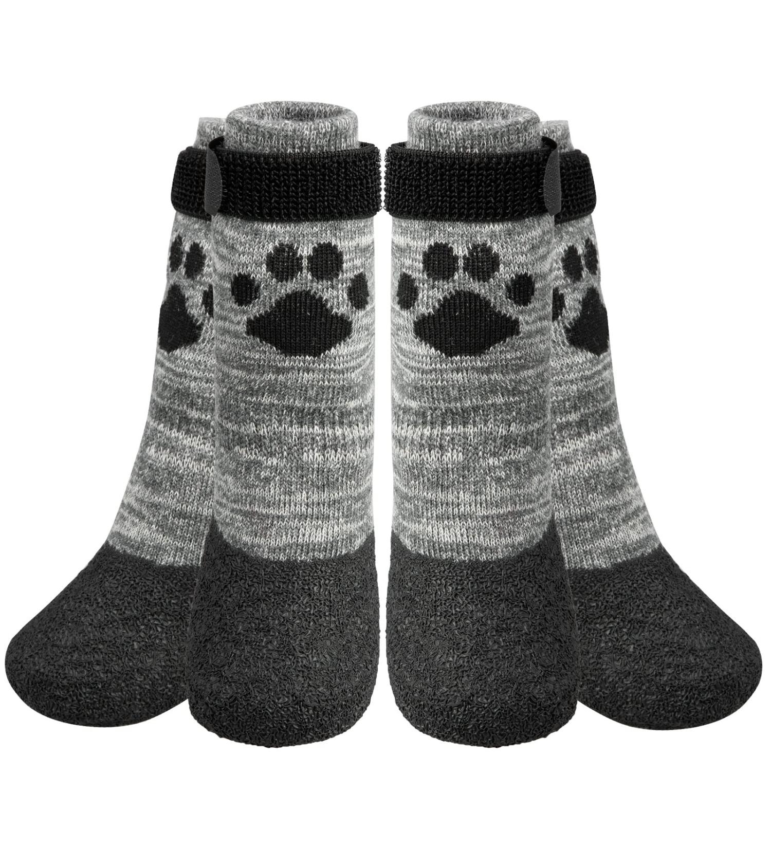 Cooltail Non-Slip Dog Socks - Waterproof Outdoor Dog Shoes for Pfote Protection | Traction Control for Hardwood Floors - XX Large Gray - Buy Online on GoSupps.com