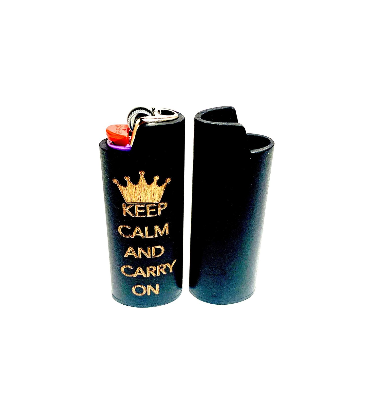 HandMade Bamboo Executive Totem Lighter Case for full size Lighter BIC (Totem Calm) - Buy Online on GoSupps.com