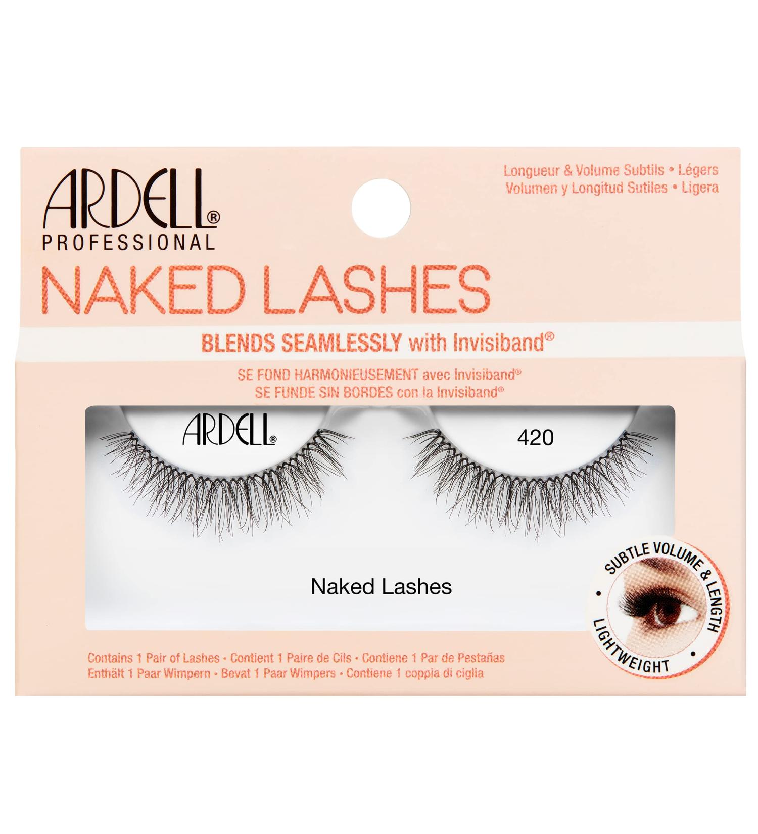 Ardell Naked Lashes 420 - Natural Look False Eyelashes for Effortless Glamour - Buy Online on GoSupps.com