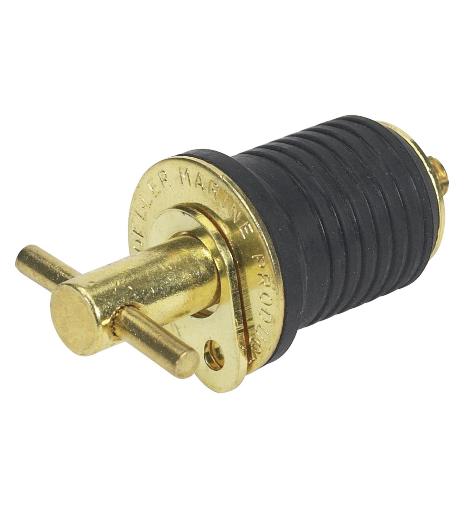 Moeller Marine Products Moeller Turn-Tite Boat Bailer Plug (1-Inch, Brass), 1" Brass Turn-TITE
