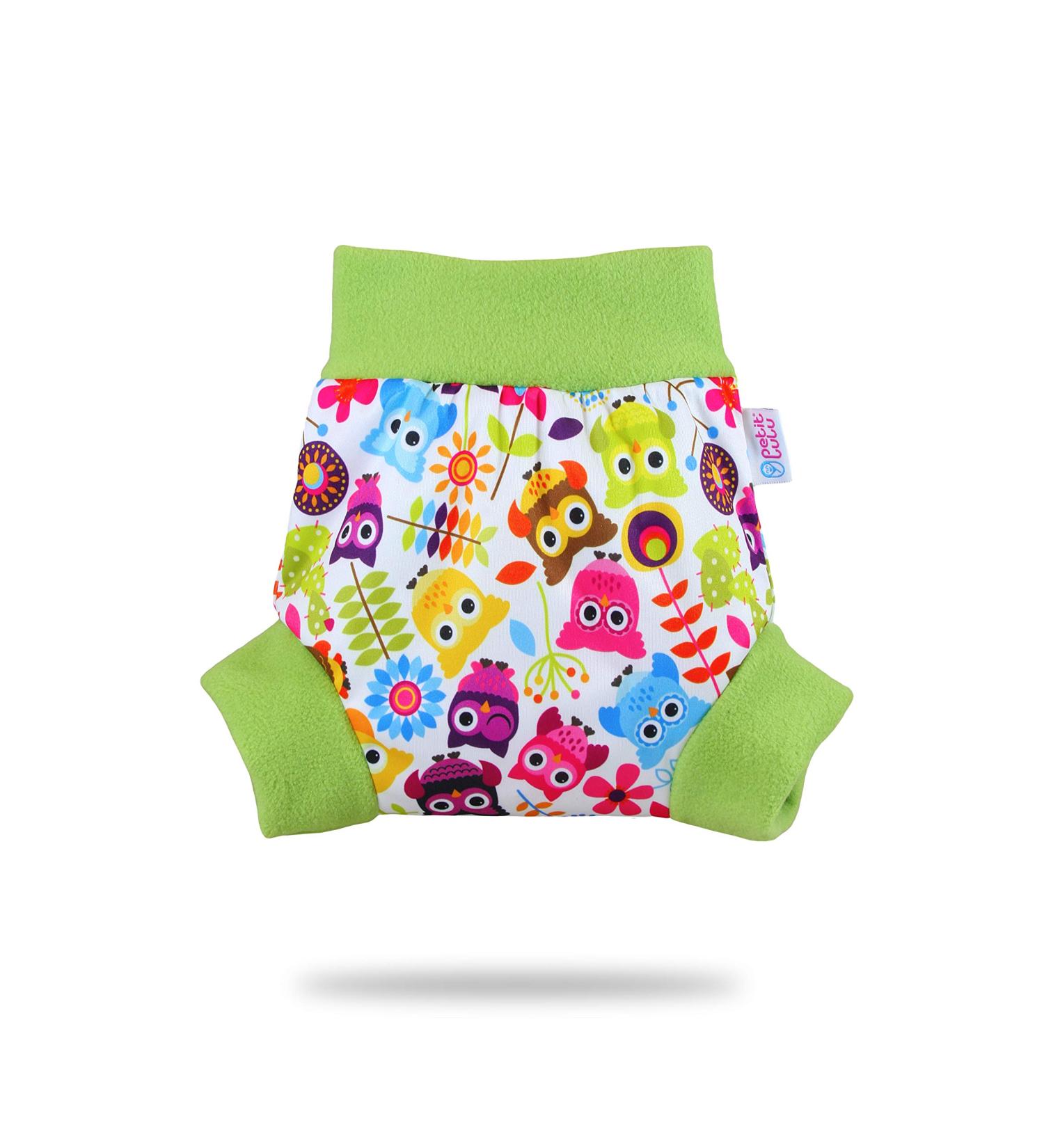 Petit Lulu Pull Up Cloth Nappy Wrap - Size L, Washable Diaper Cover - Happy Owls Design - Buy Online on GoSupps.com