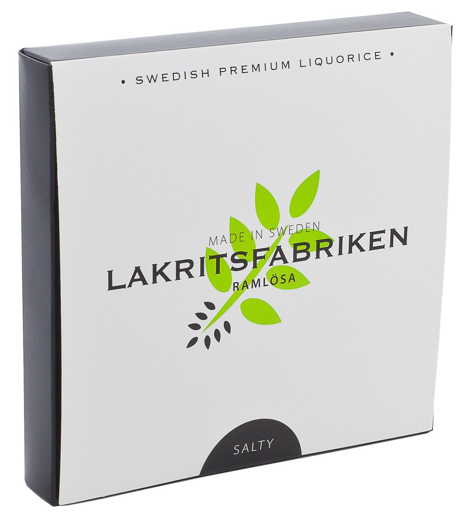 Raml sa Lakritsfabriken Salty Liquorice from Sweden | Gift Pack 150g | Premium Salmiak Treats - Buy Online on GoSupps.com