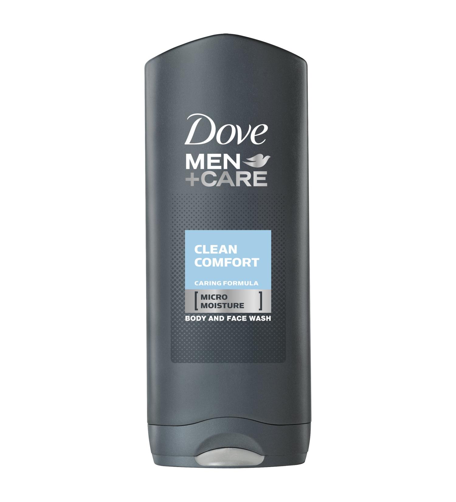 Dove Men + Care Clean Comfort Body & Face Wash - 400ml - Buy Online on GoSupps.com