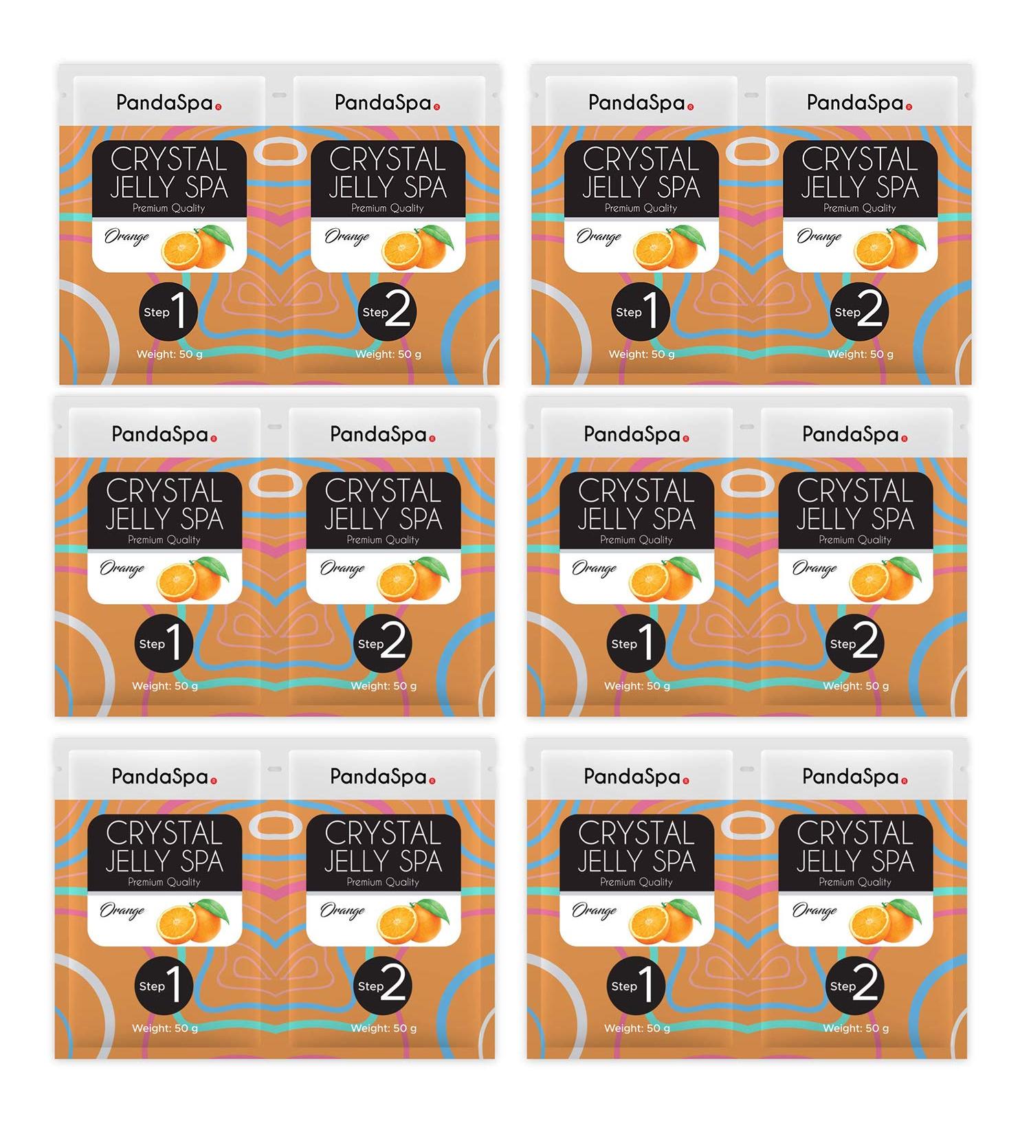 Pandaspa Crystal Jelly Pedicure Spa Foot Soak - Orange (6 Sets) - Buy Online on GoSupps.com