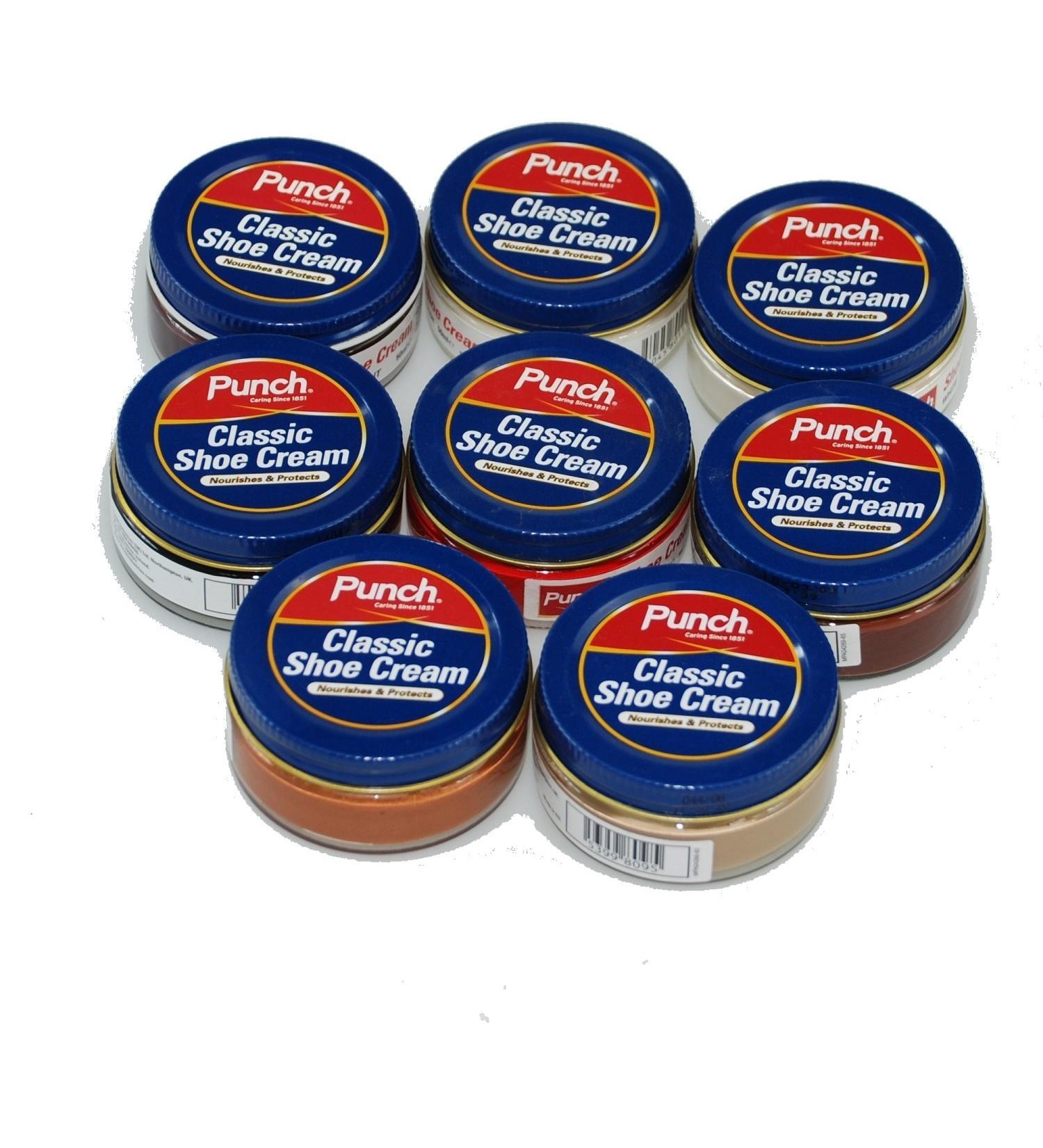 Punch Classic Shoe Cream Leather Cream and Shoe Polish Cream for Smooth and Grained Quality and Prestige Shoes Treatments & Polishes 50ml (Caring Since 1851) (Neutral) - Buy Online on GoSupps.com